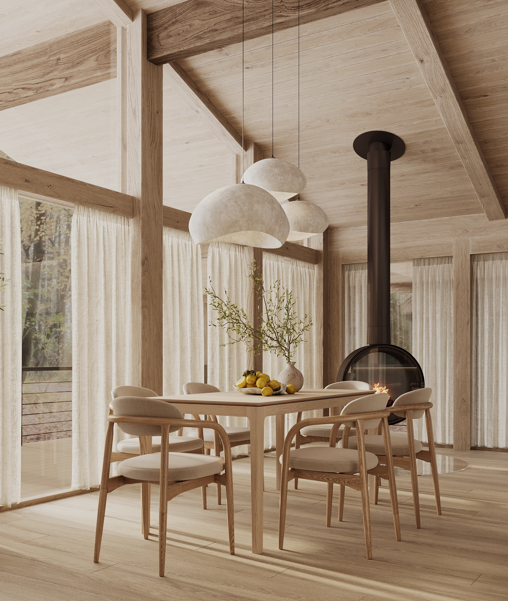 Одноэтажный дом фахверк 126м² в г. Москва