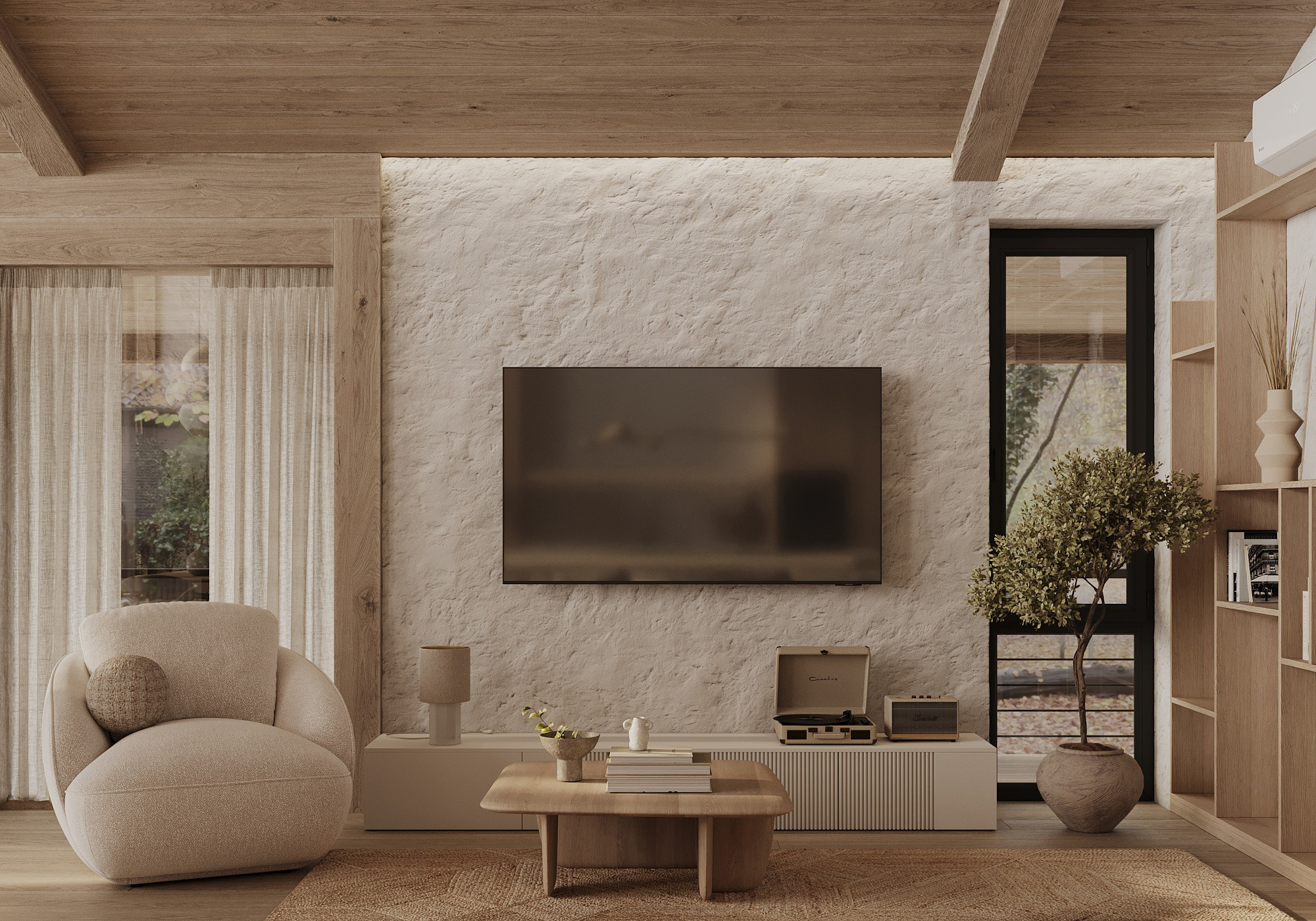 Одноэтажный дом фахверк 126м² в г. Москва