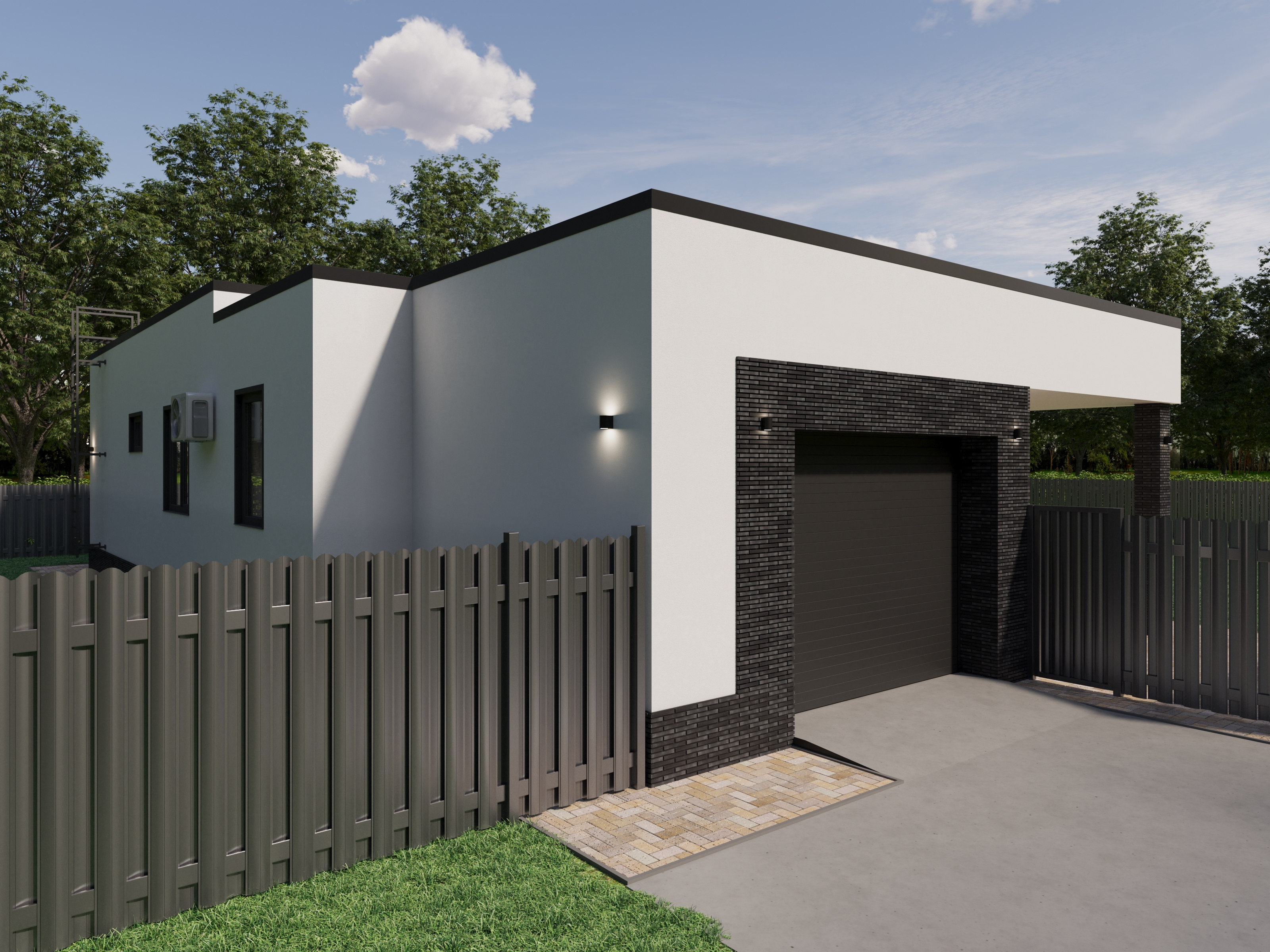 Современный дом в г.Новосибирске