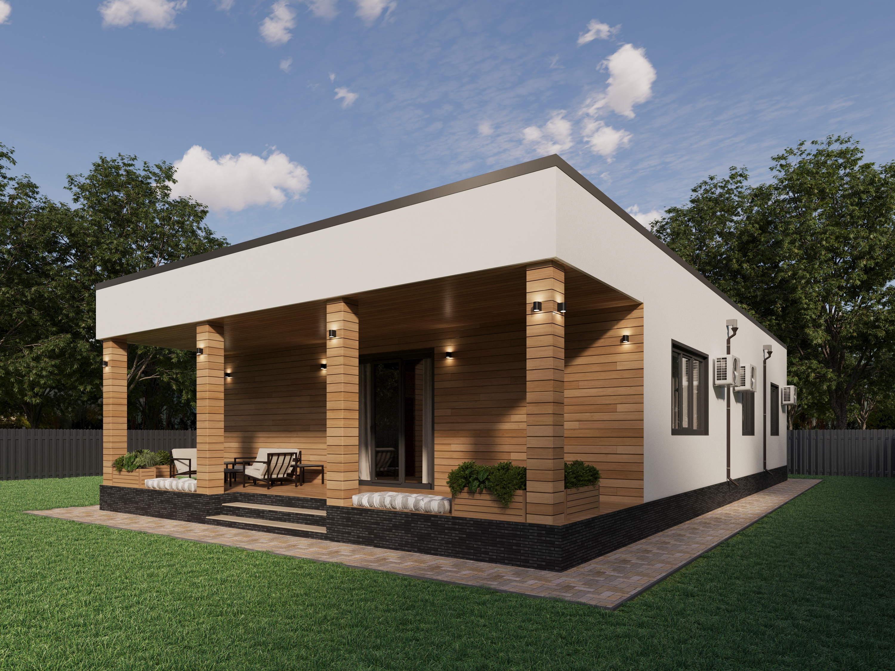 Современный дом в г.Новосибирске