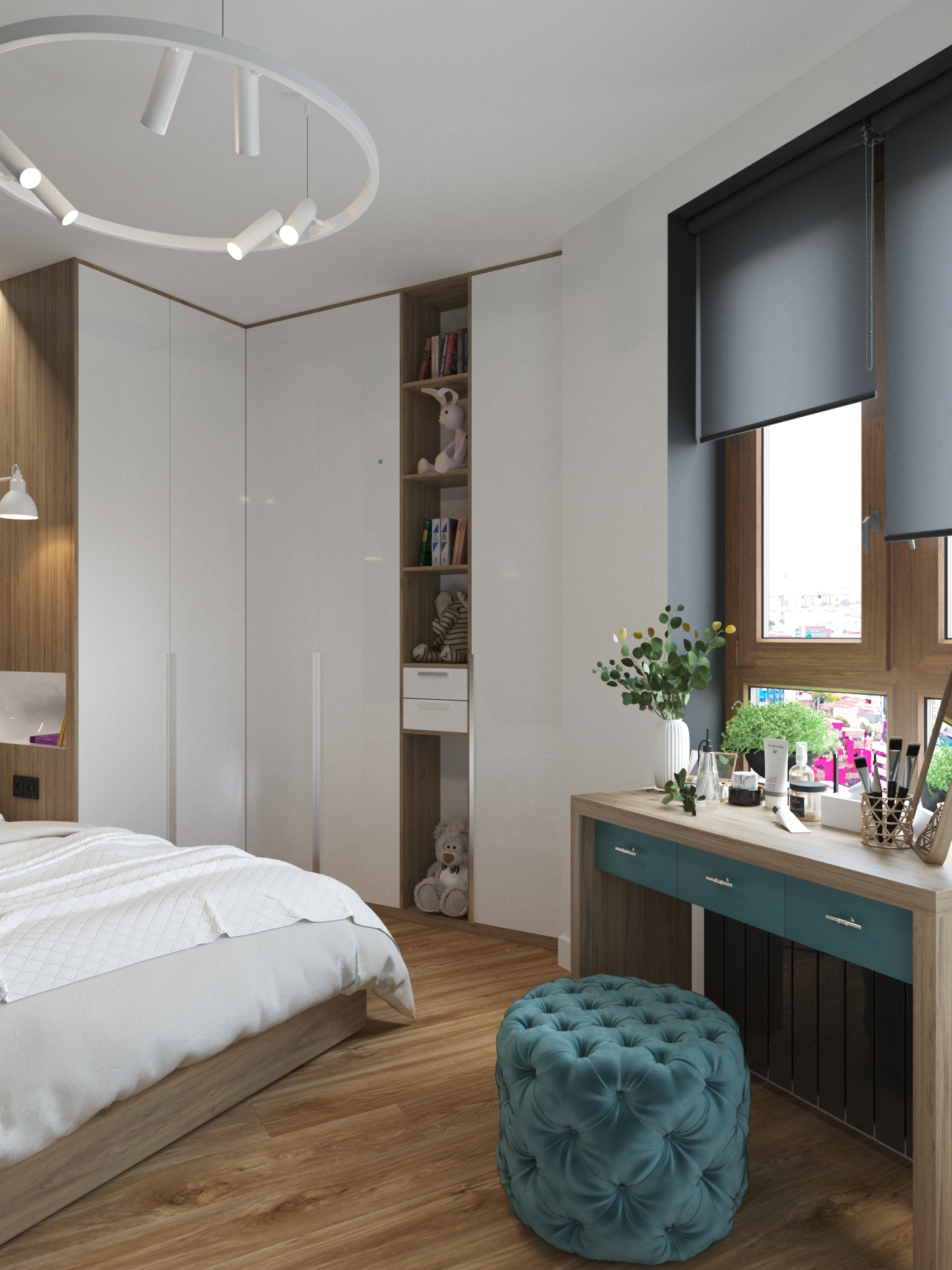 Проект квартиры для молодой девушки