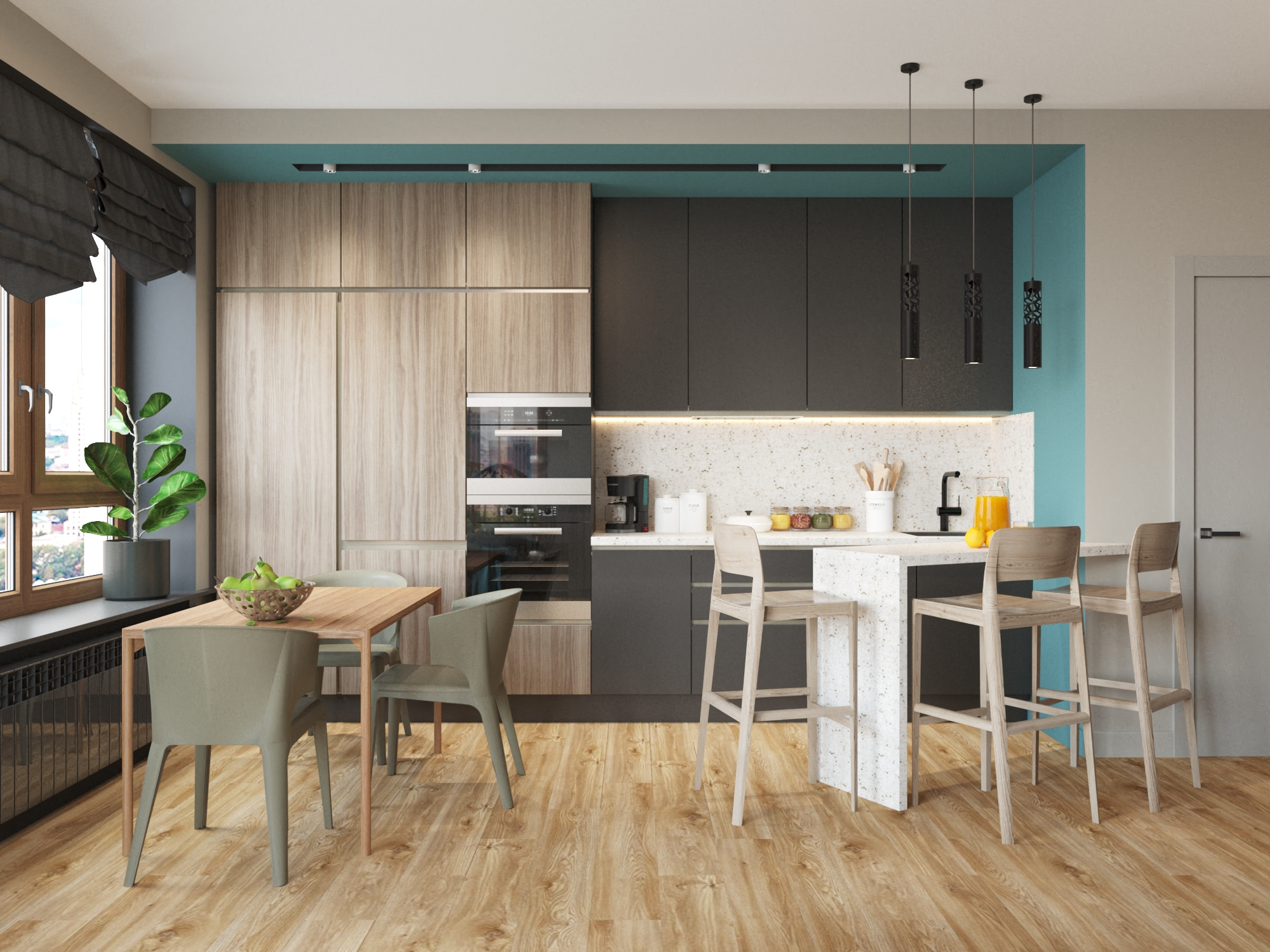 Проект квартиры для молодой девушки