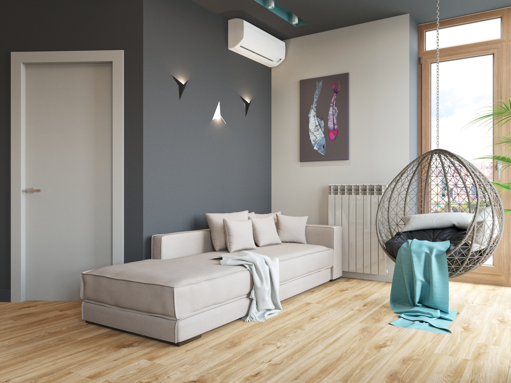 Проект квартиры для молодой девушки