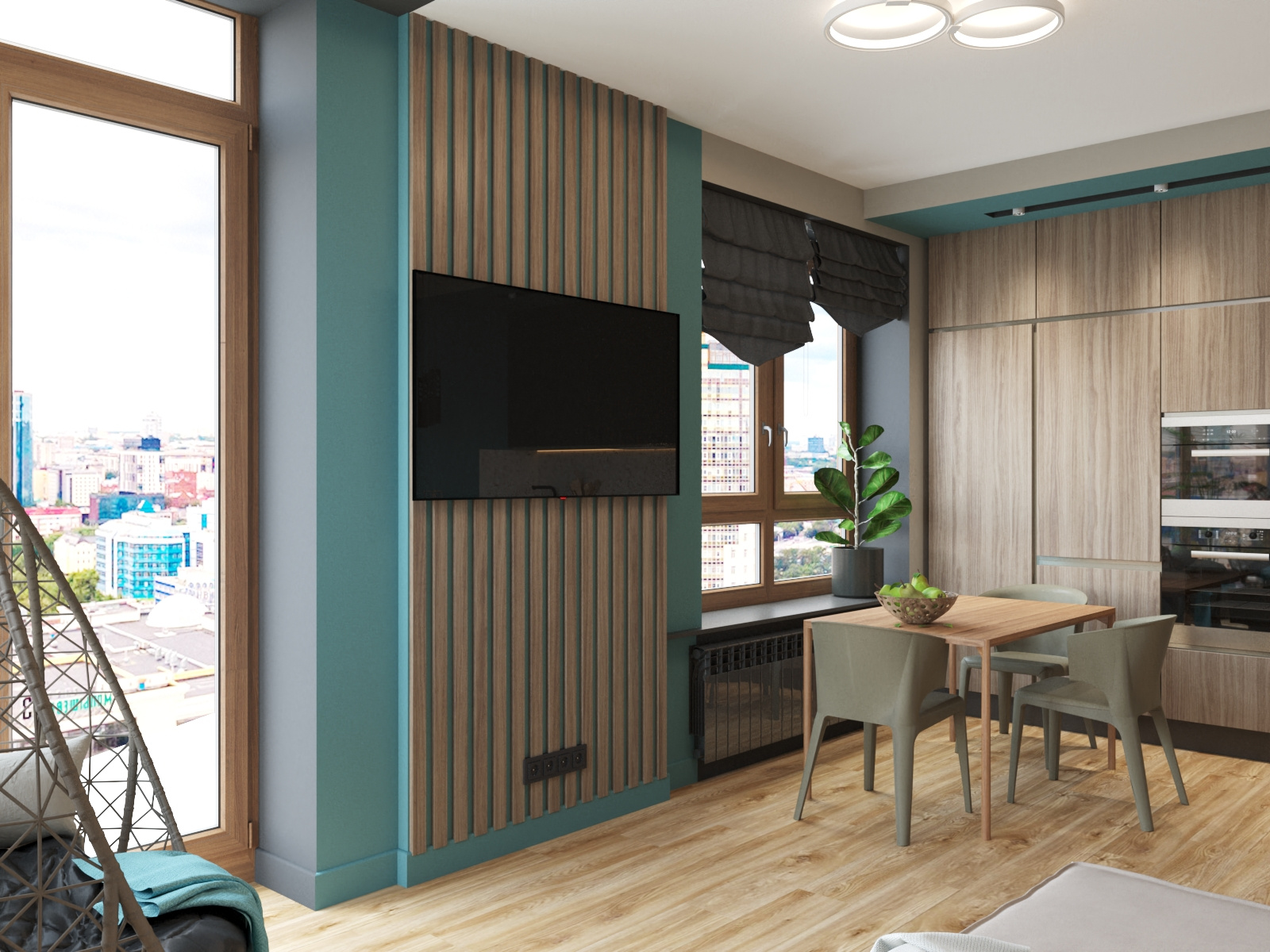 Проект квартиры для молодой девушки