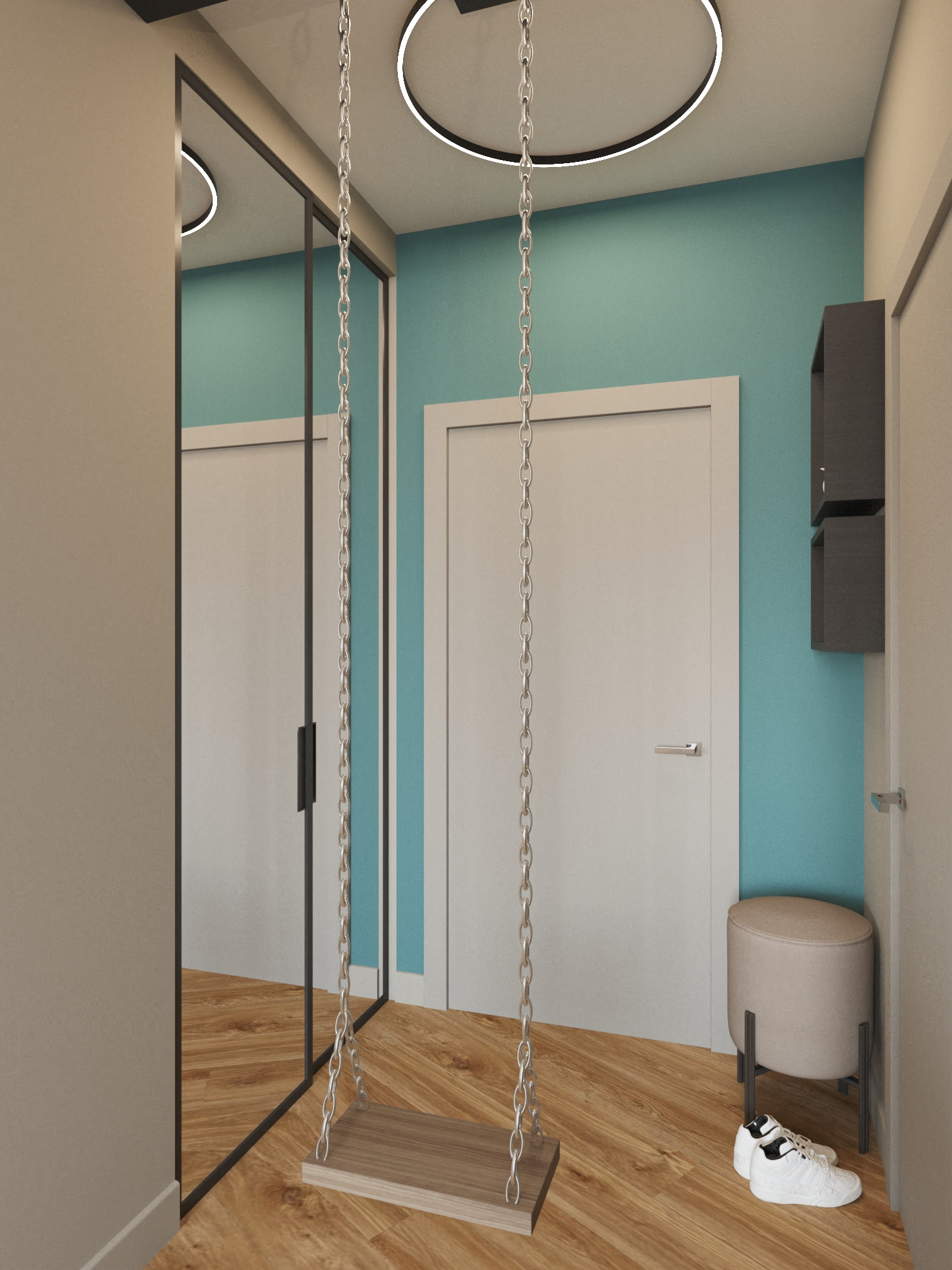 Проект квартиры для молодой девушки