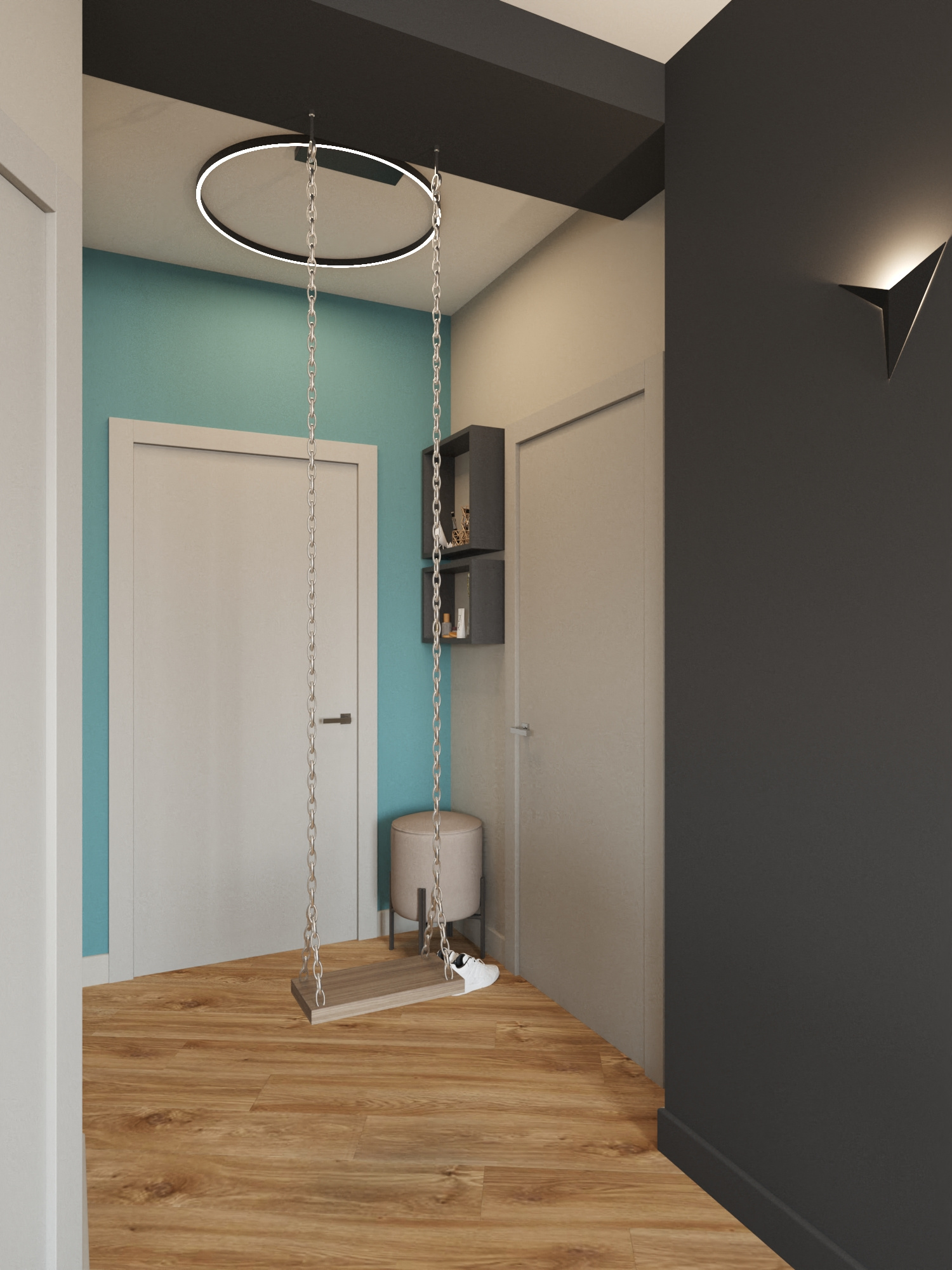 Проект квартиры для молодой девушки