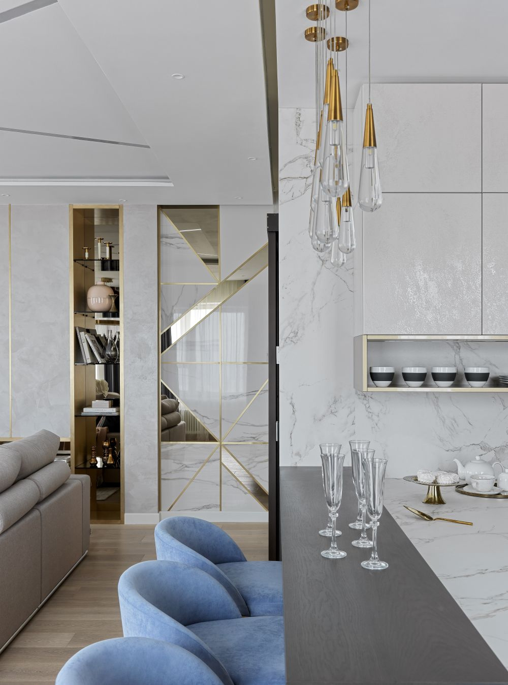 Обложка проекта: Золото, кожа и итальянский стиль: проект на Полянке 44