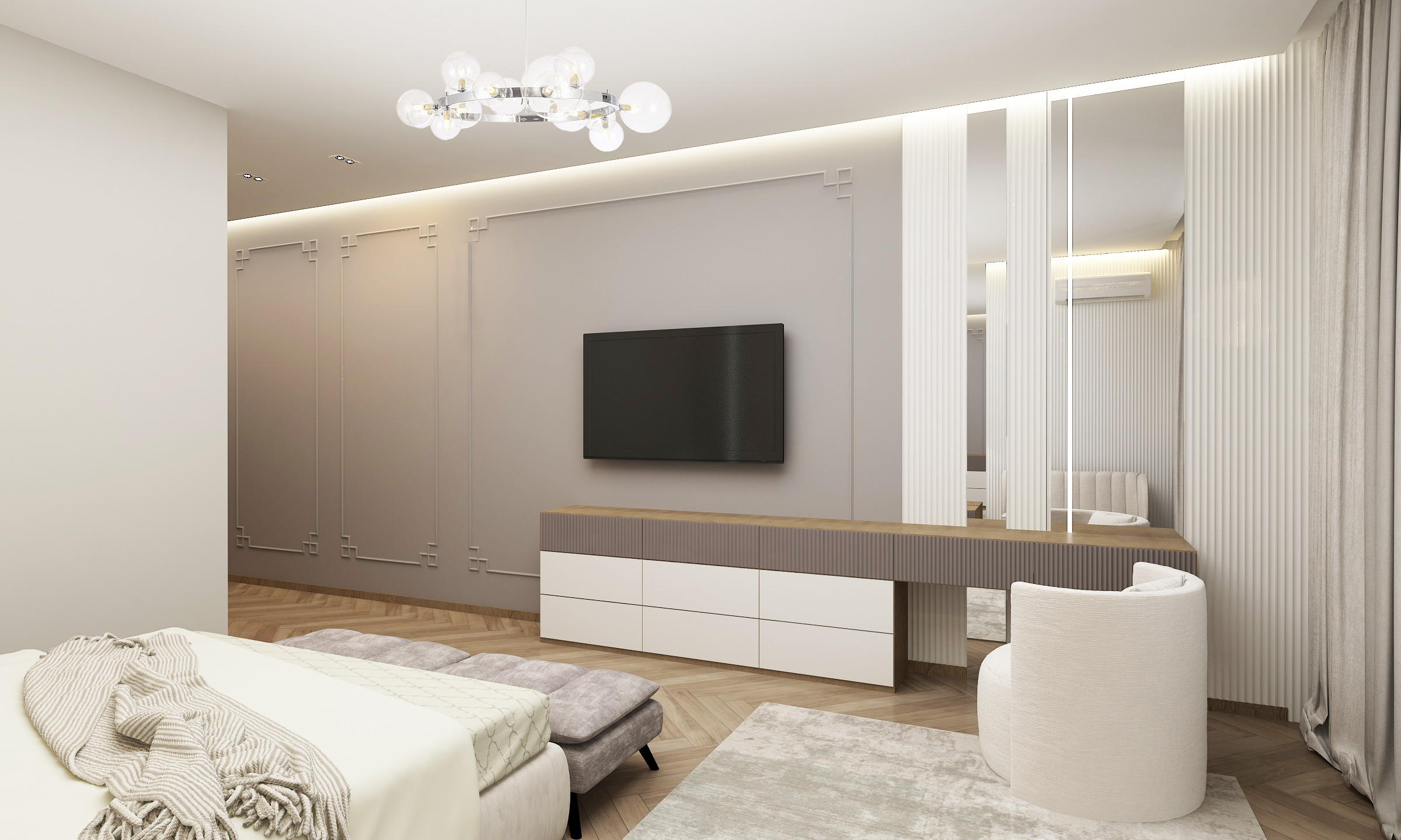 Обложка проекта: дизайн спальни в доме