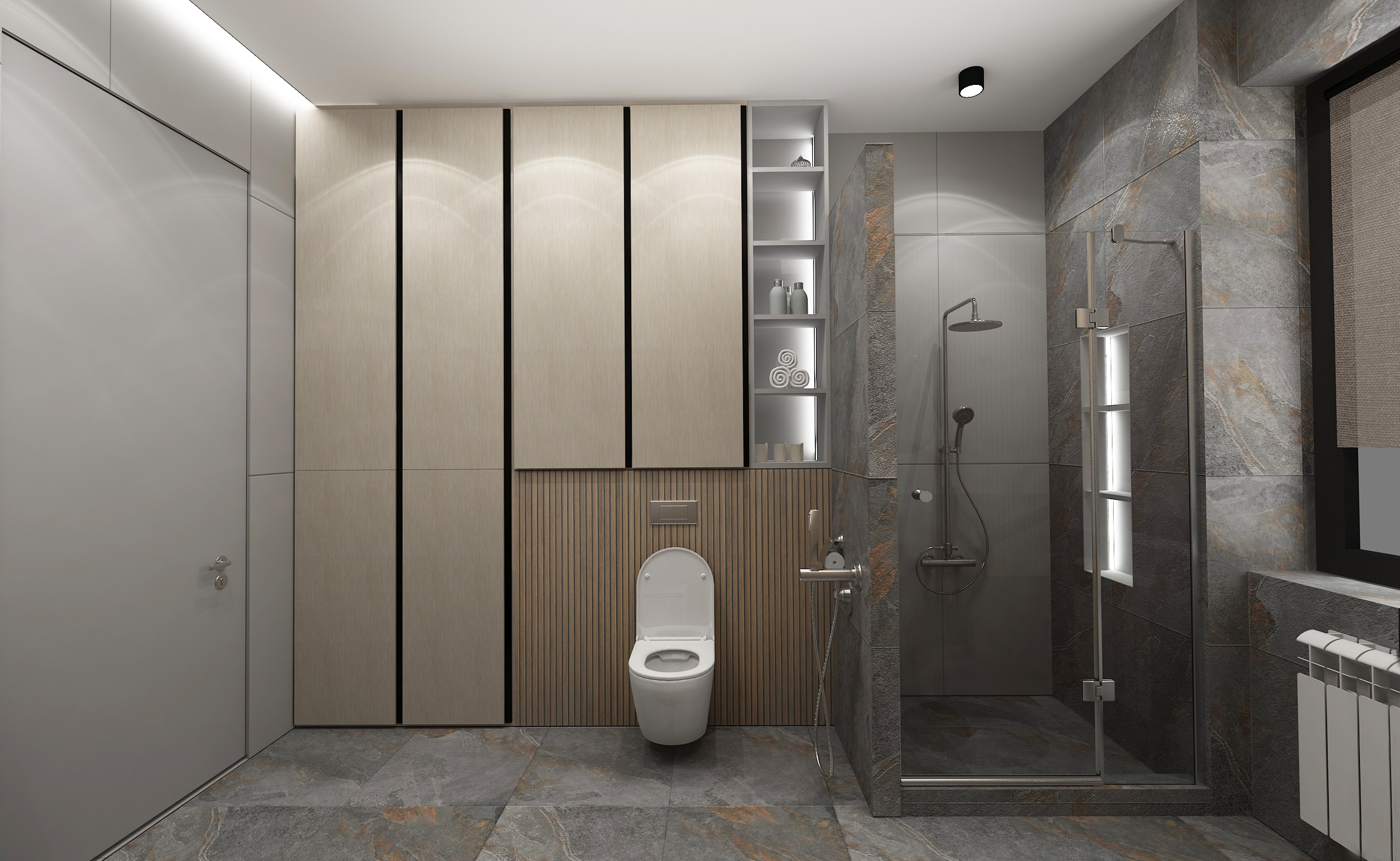 Обложка проекта: санузел в стиле лофт