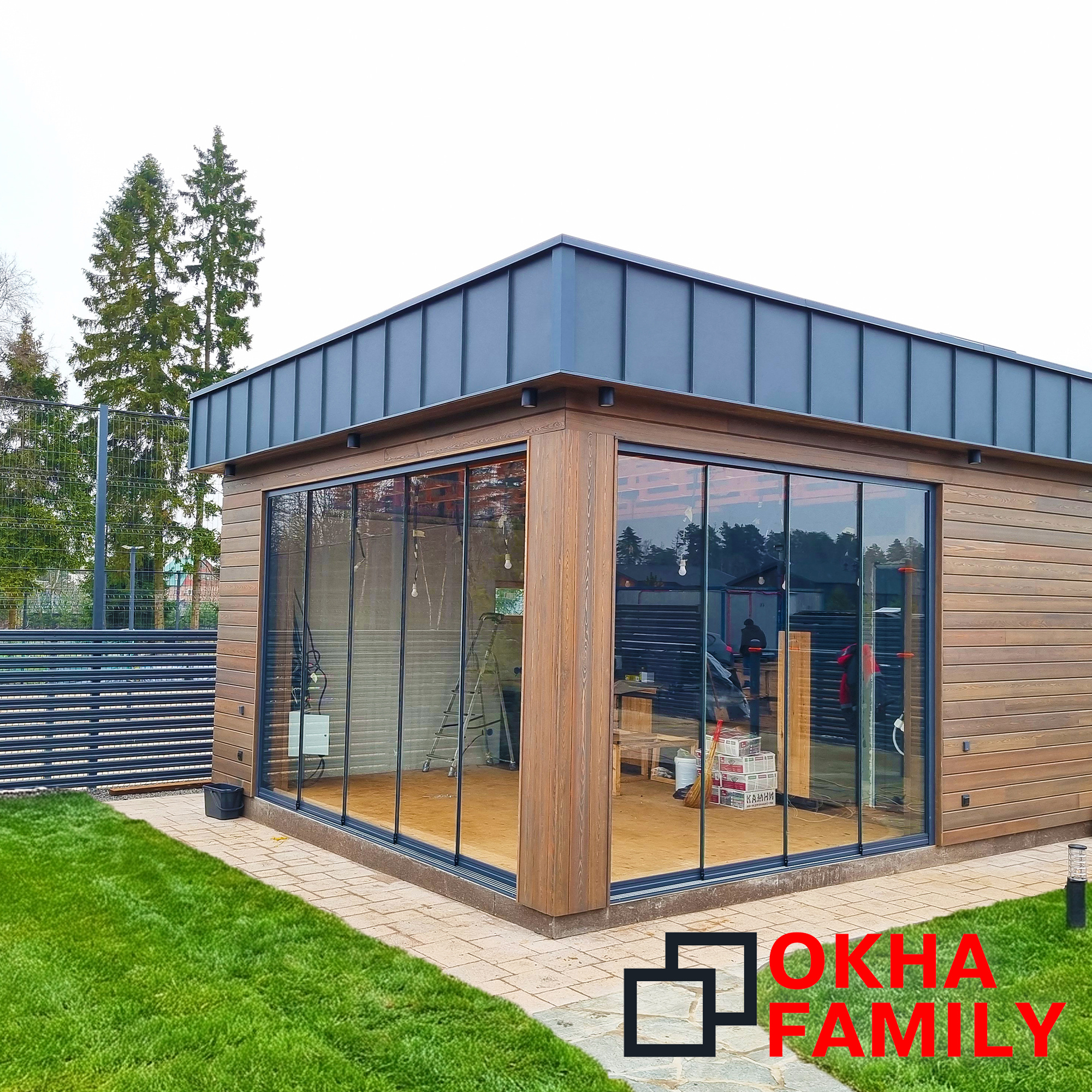 Обложка проекта: Остекление мангальной-барбекю