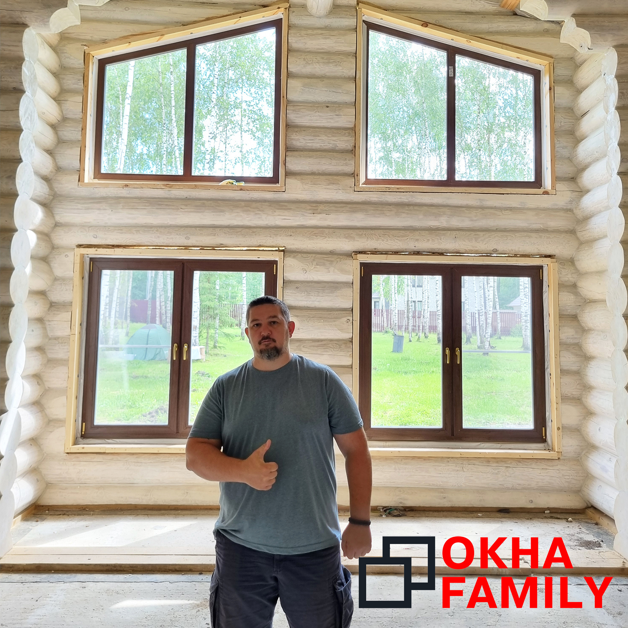 Остекление деревянного дома