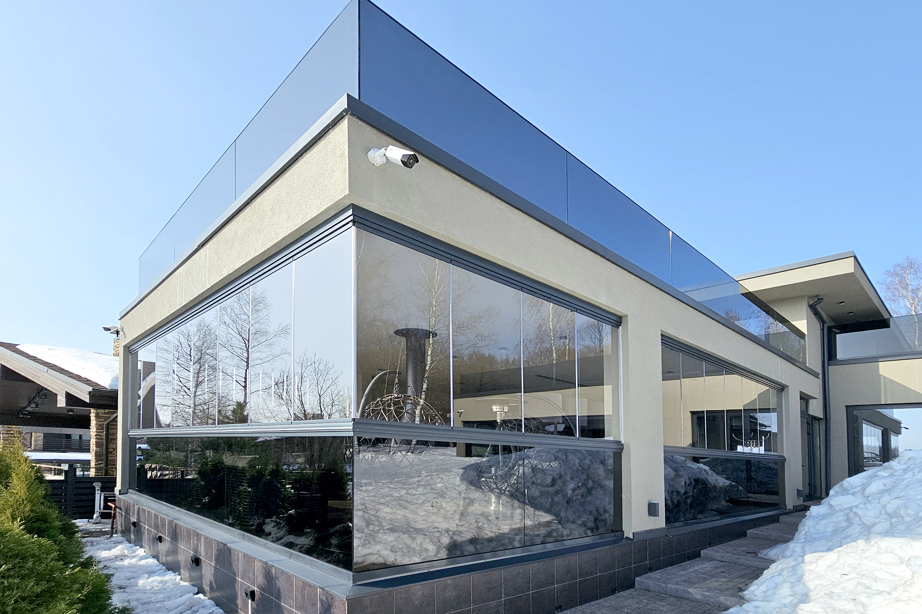 Остекление террасы