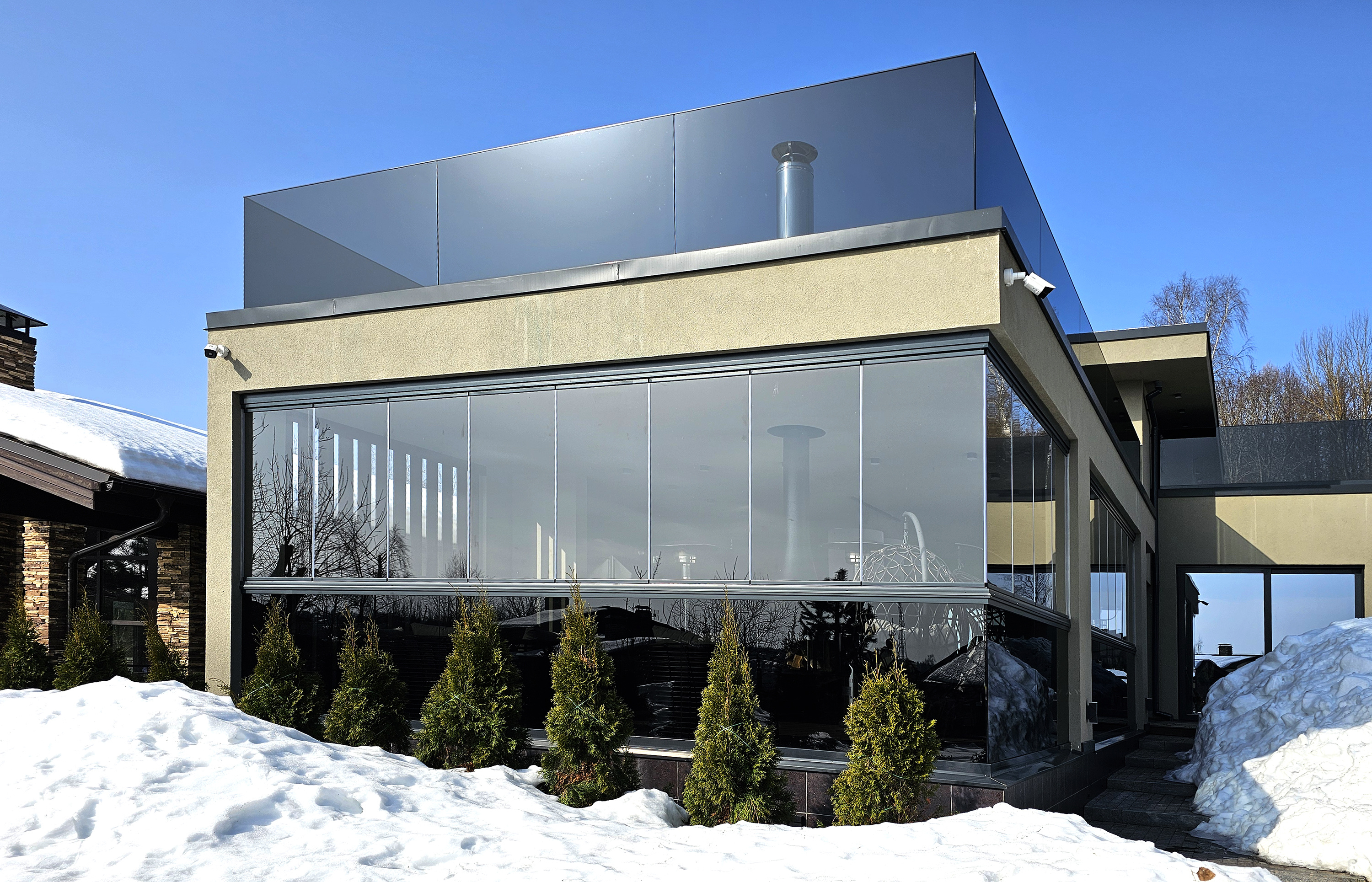 Остекление террасы