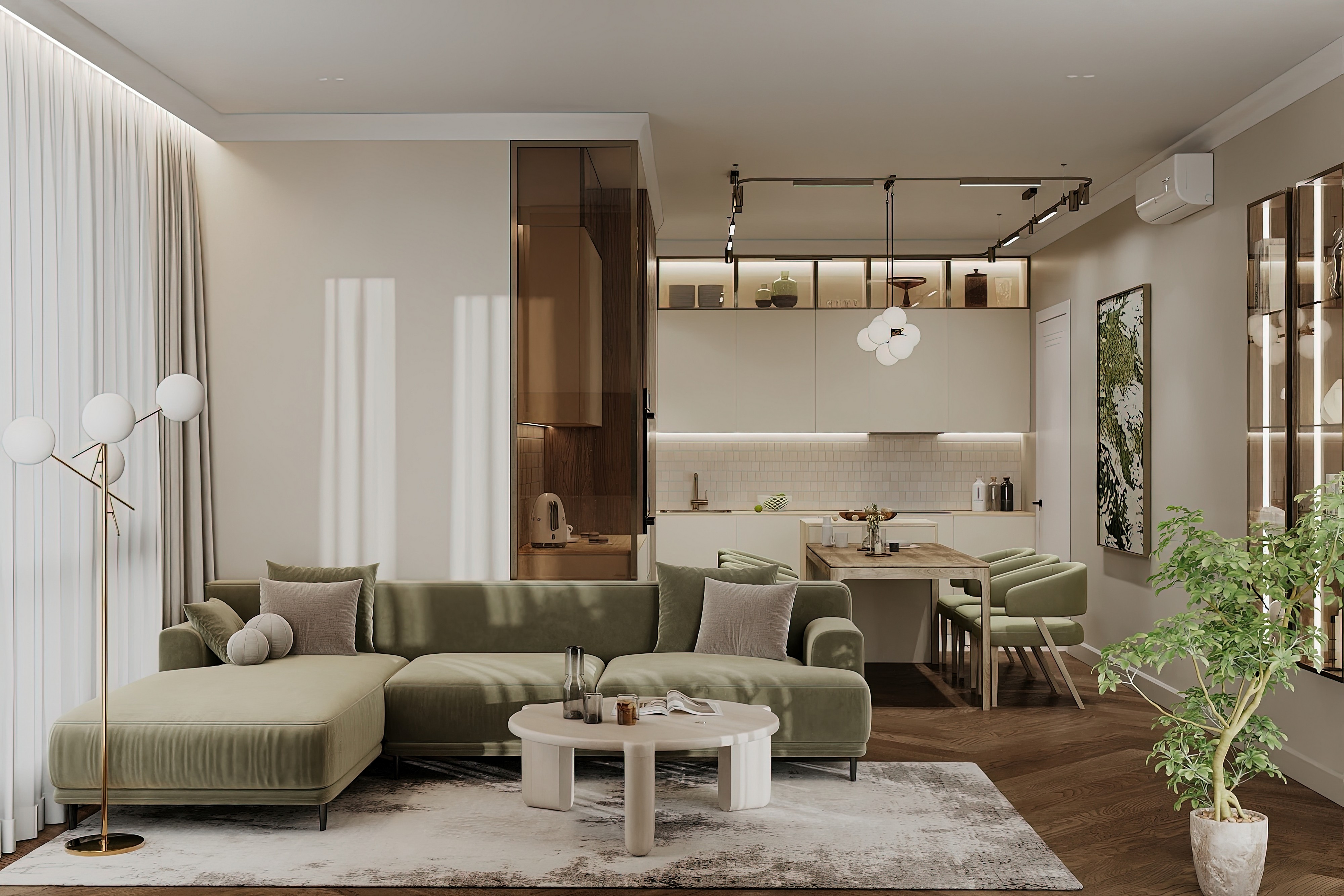 Обложка проекта: Дизайн и ремонт квартиры в ЖК Shagal в Москве - В ожидании чуда