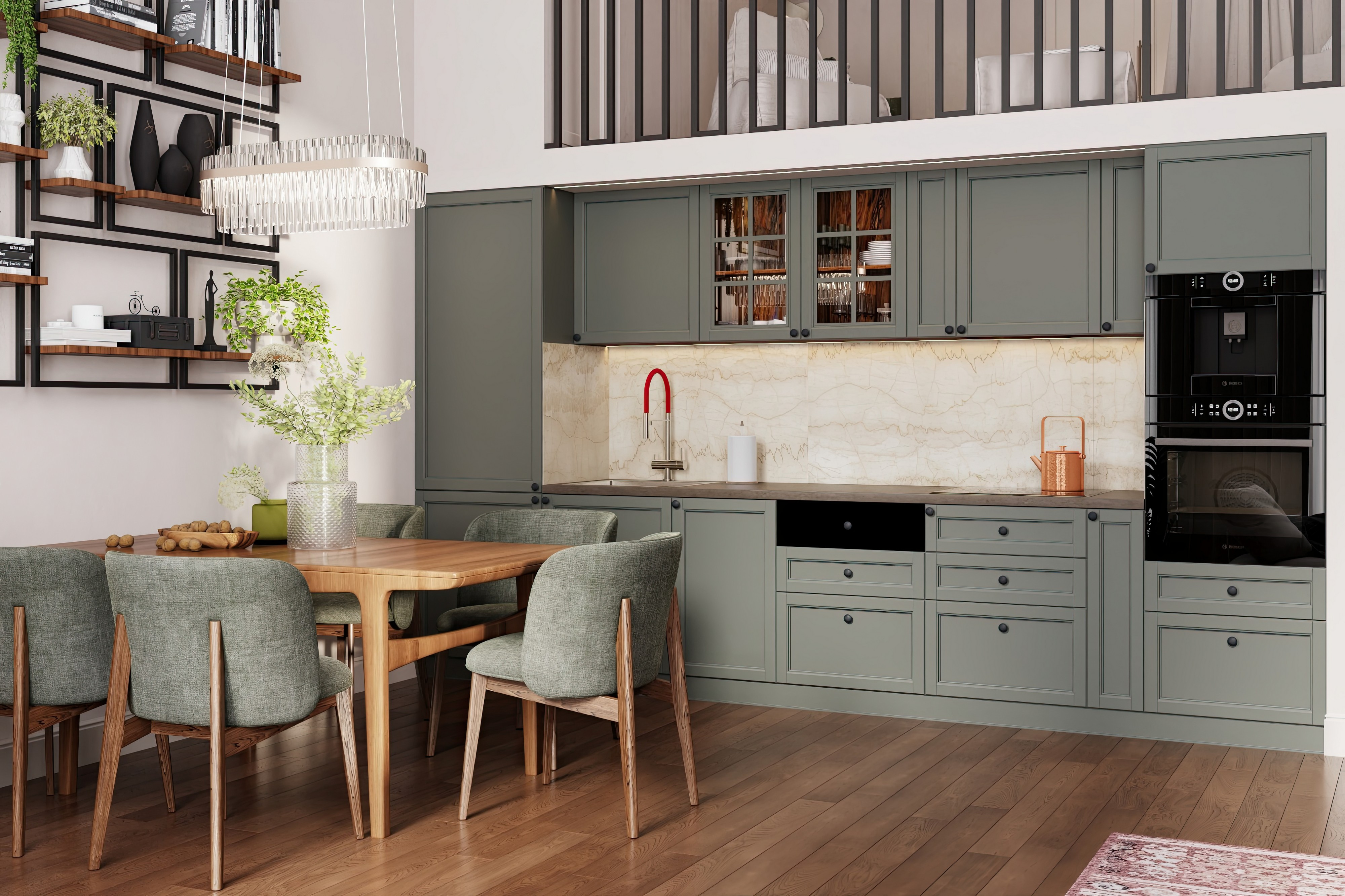 Дизайн и ремонт квартиры в ЖК Джаз в Москве - Квартира с мезонином