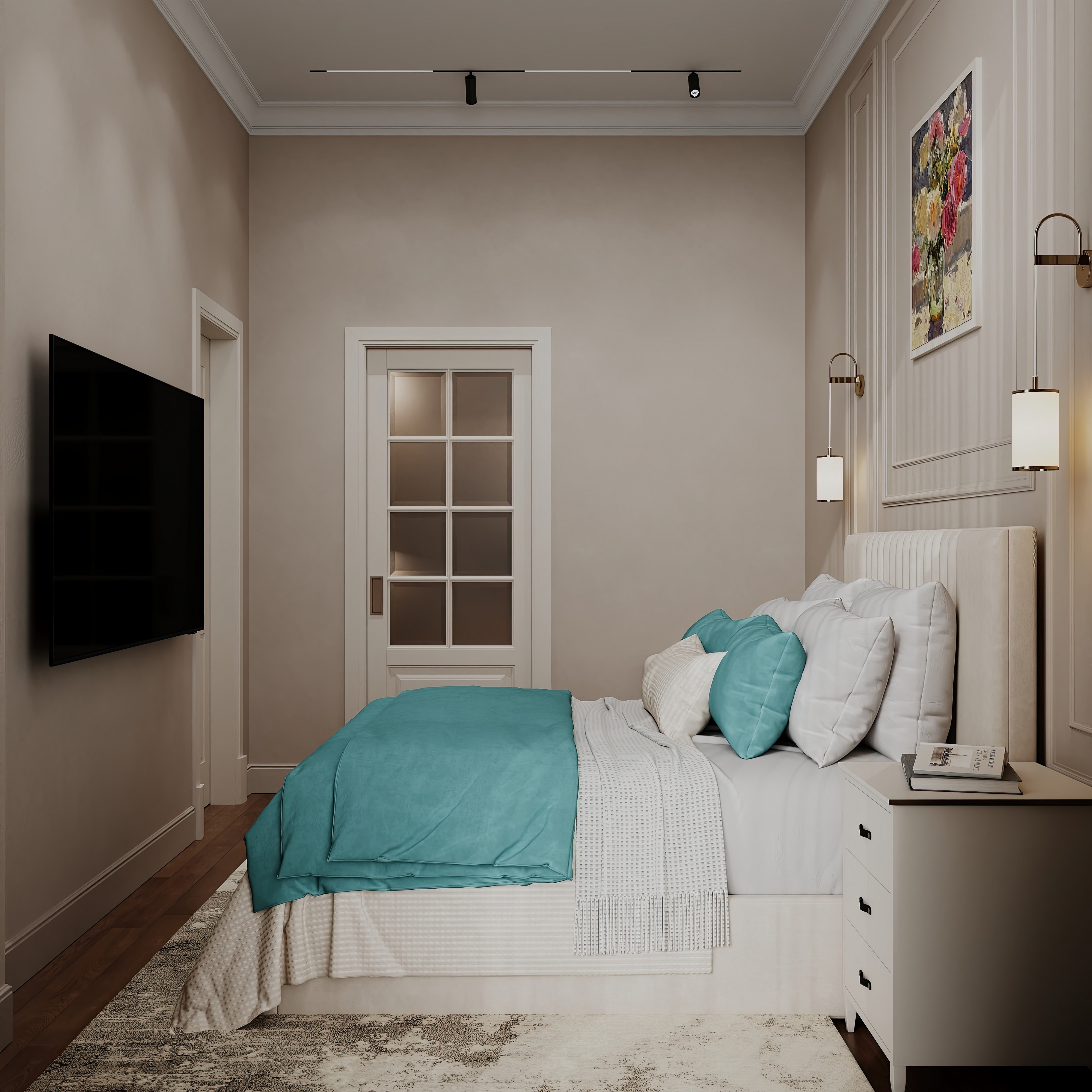 Дизайн и ремонт квартиры в ЖК Джаз в Москве - Квартира с мезонином