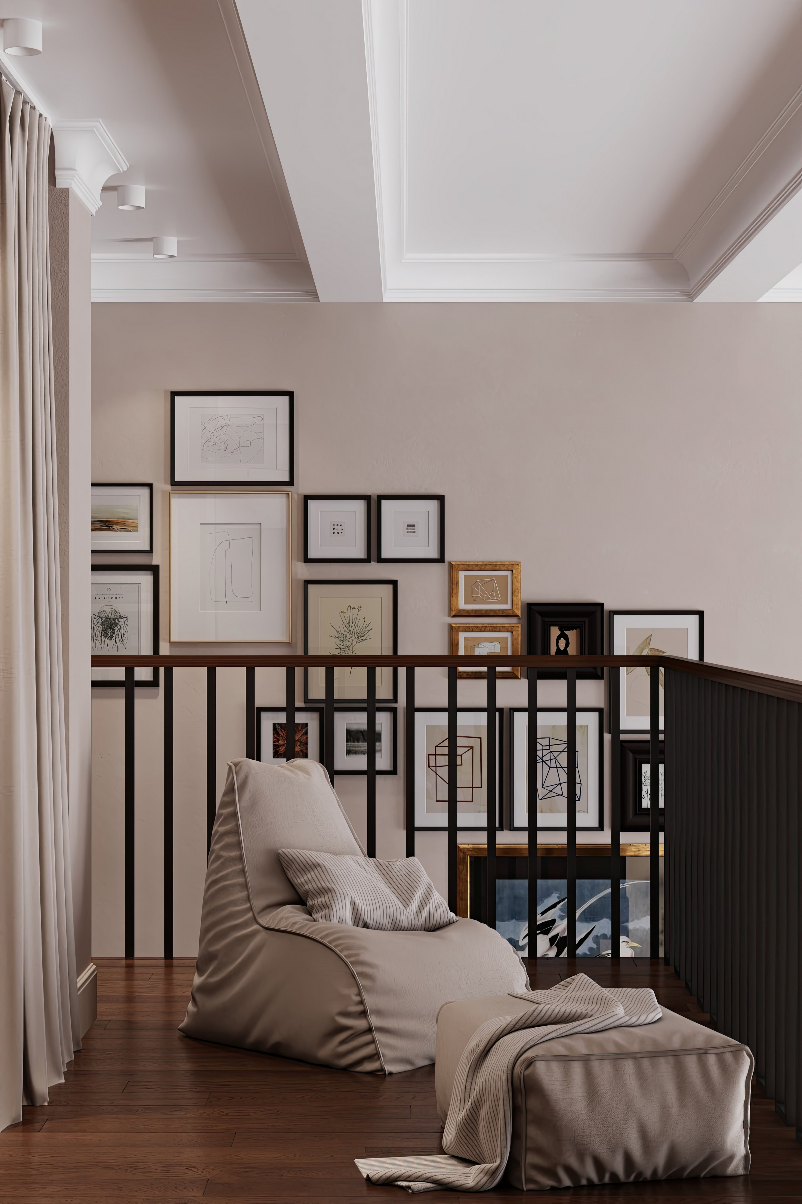 Дизайн и ремонт квартиры в ЖК Джаз в Москве - Квартира с мезонином