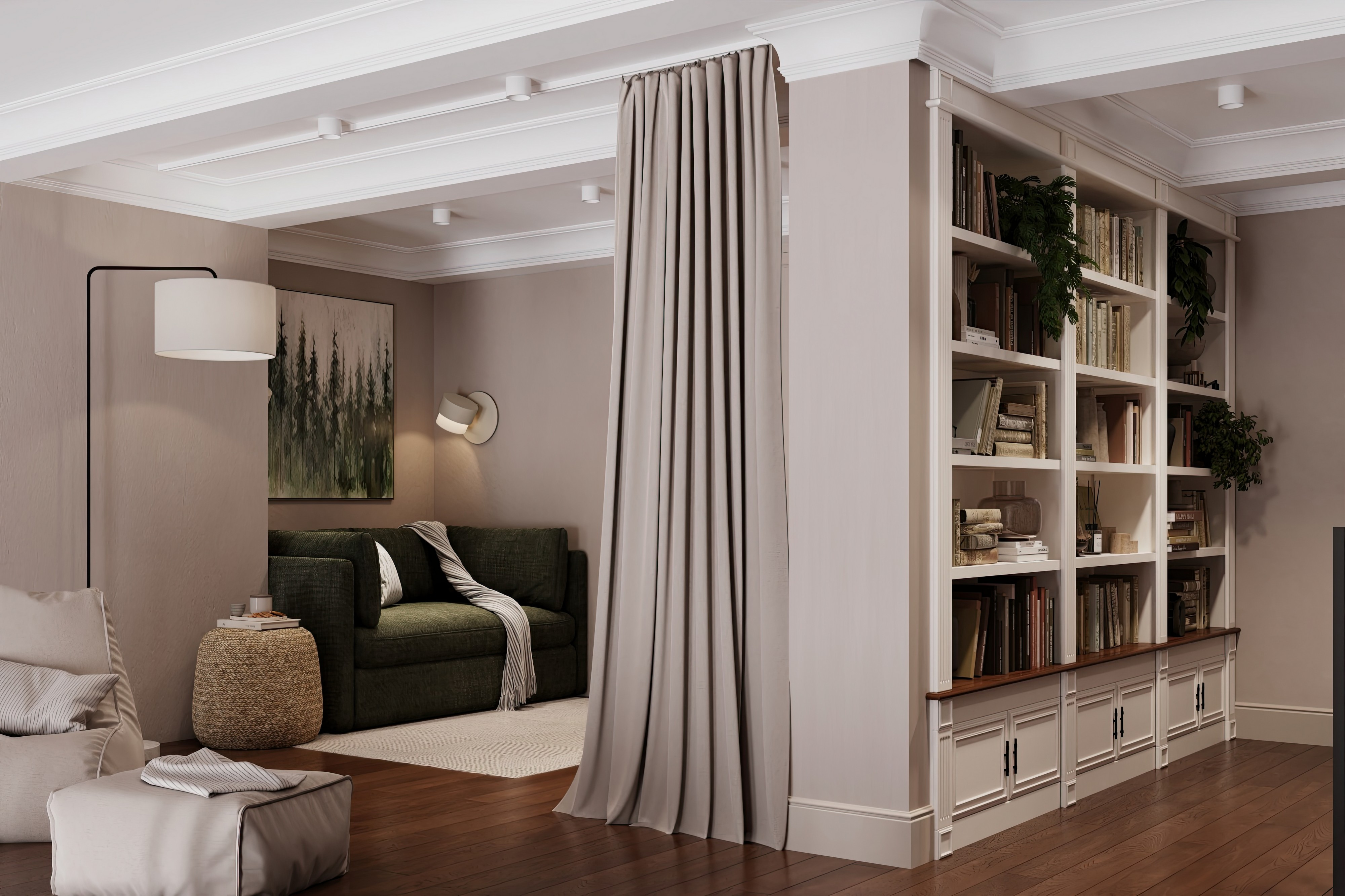 Дизайн и ремонт квартиры в ЖК Джаз в Москве - Квартира с мезонином