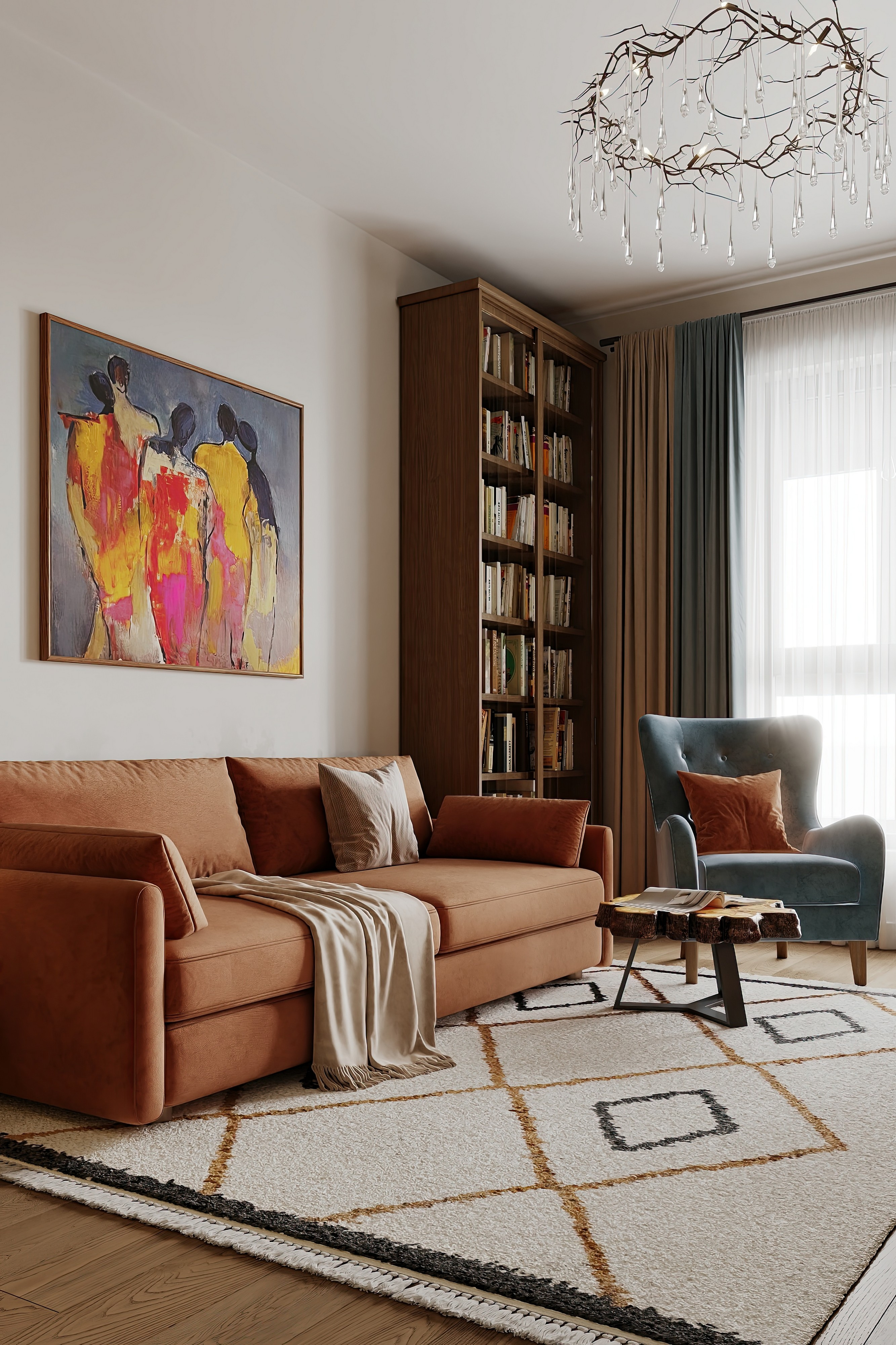 Дизайн и ремонт квартиры в ЖК Вдохновение в Москве - Песня в стиле кантри