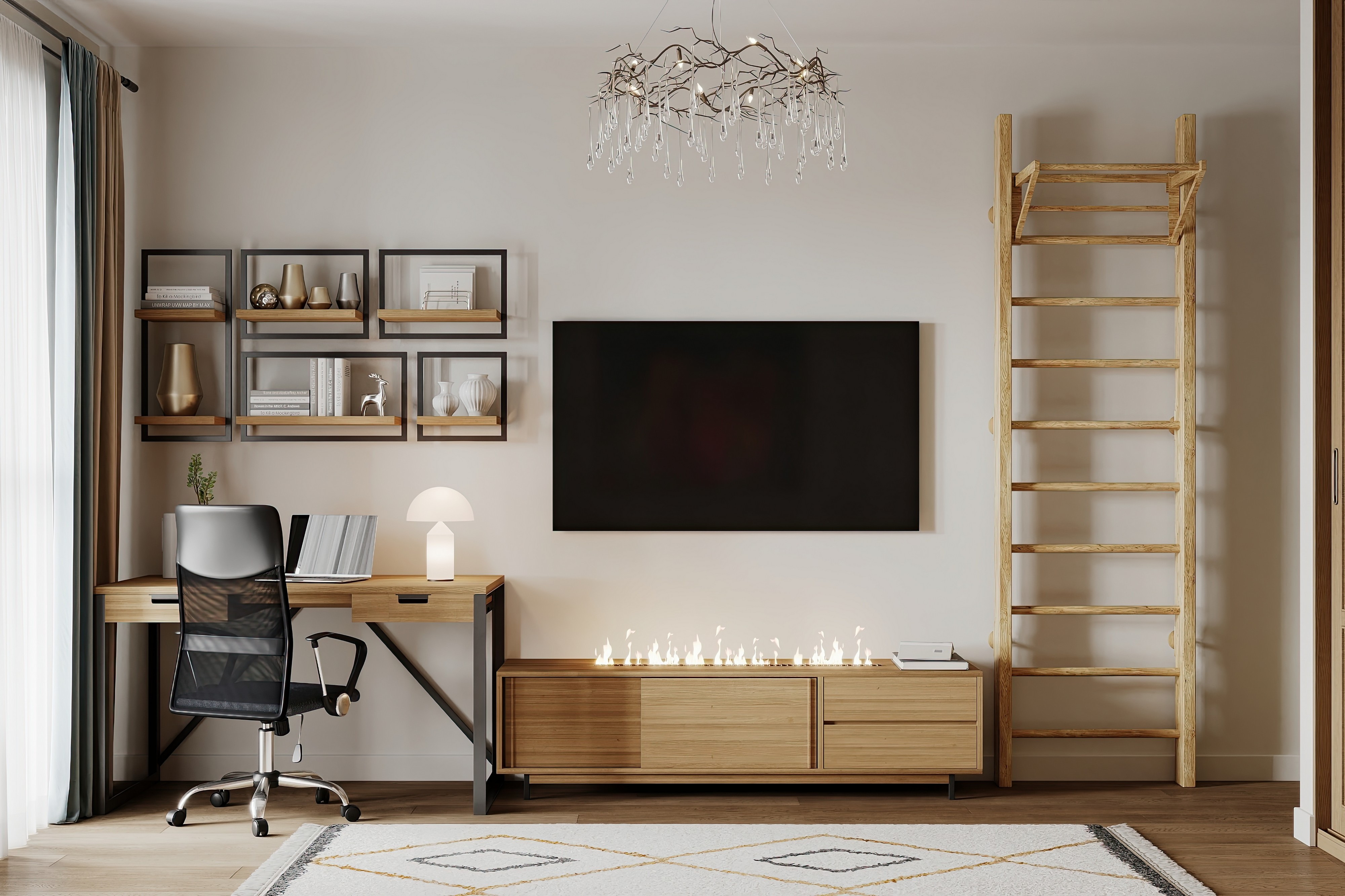 Дизайн и ремонт квартиры в ЖК Вдохновение в Москве - Песня в стиле кантри