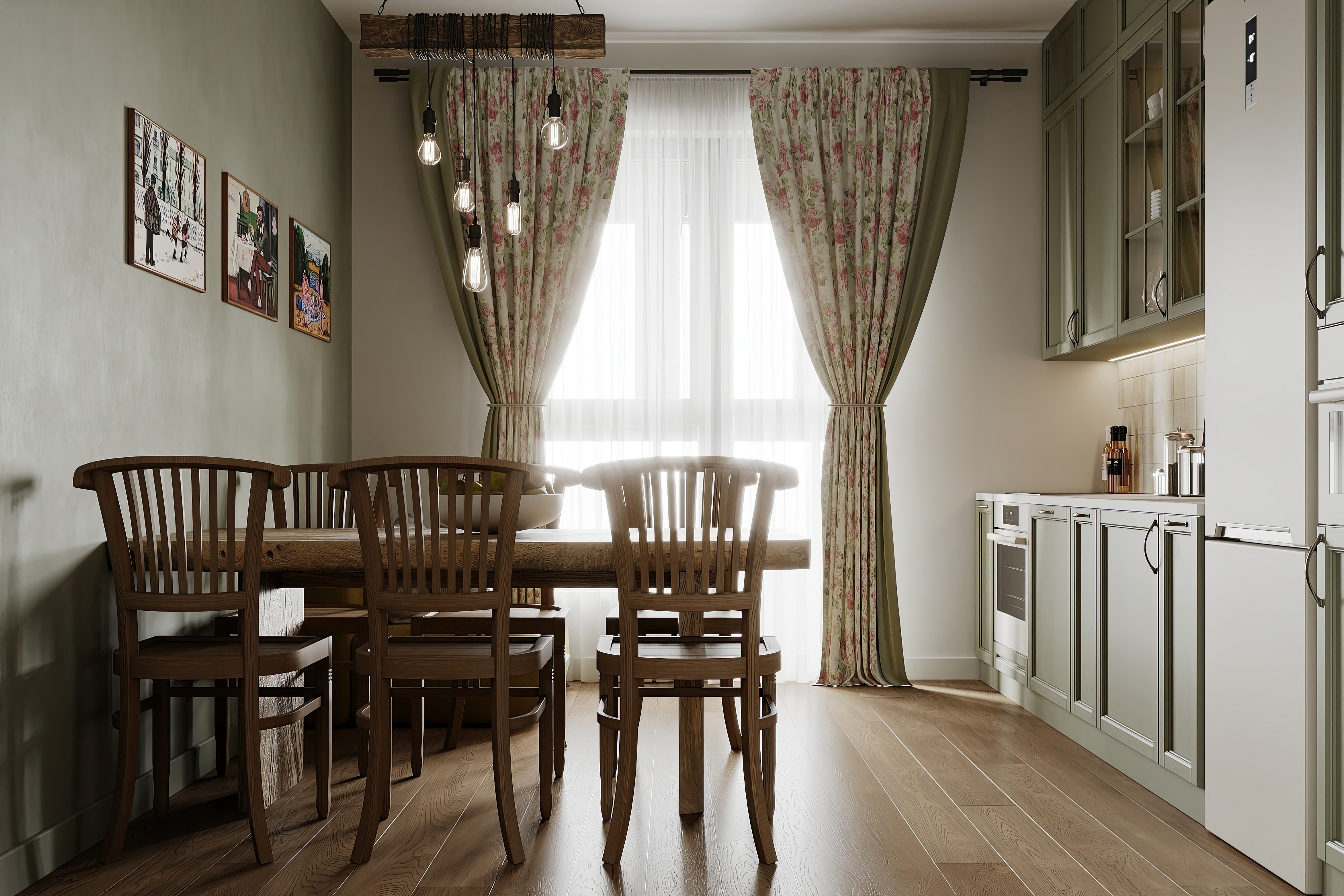 Дизайн и ремонт квартиры в ЖК Вдохновение в Москве - Песня в стиле кантри