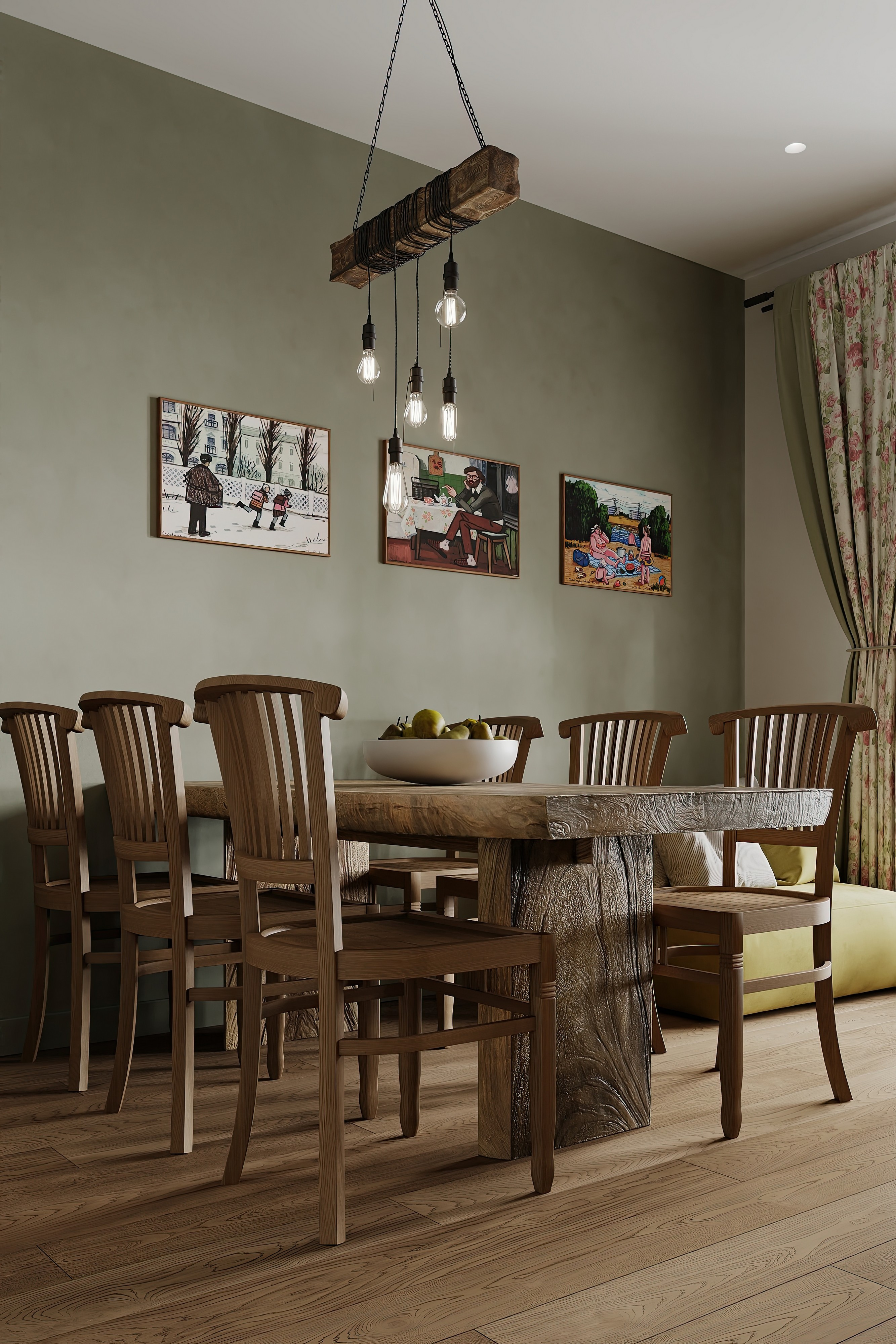 Дизайн и ремонт квартиры в ЖК Вдохновение в Москве - Песня в стиле кантри