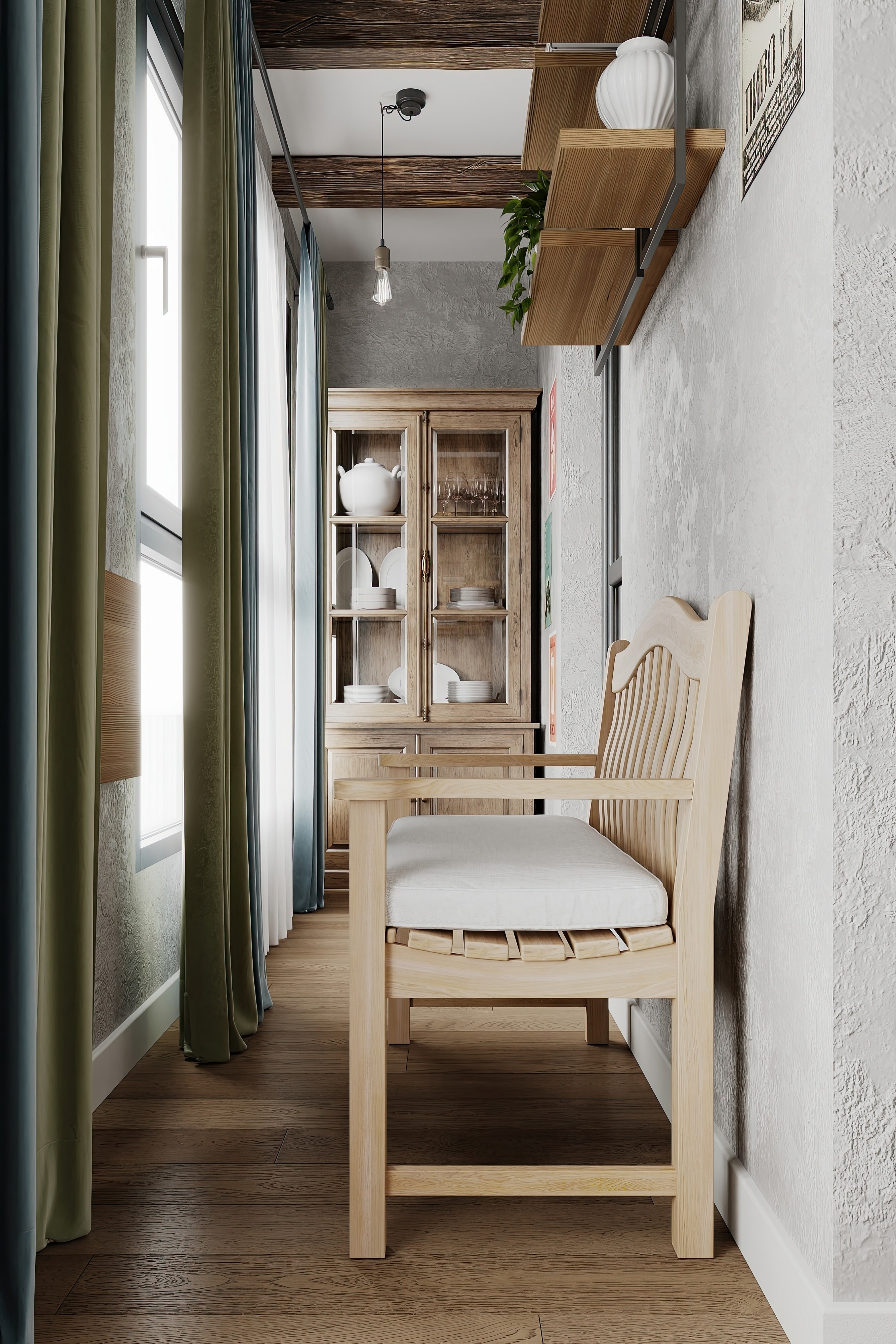 Дизайн и ремонт квартиры в ЖК Вдохновение в Москве - Песня в стиле кантри