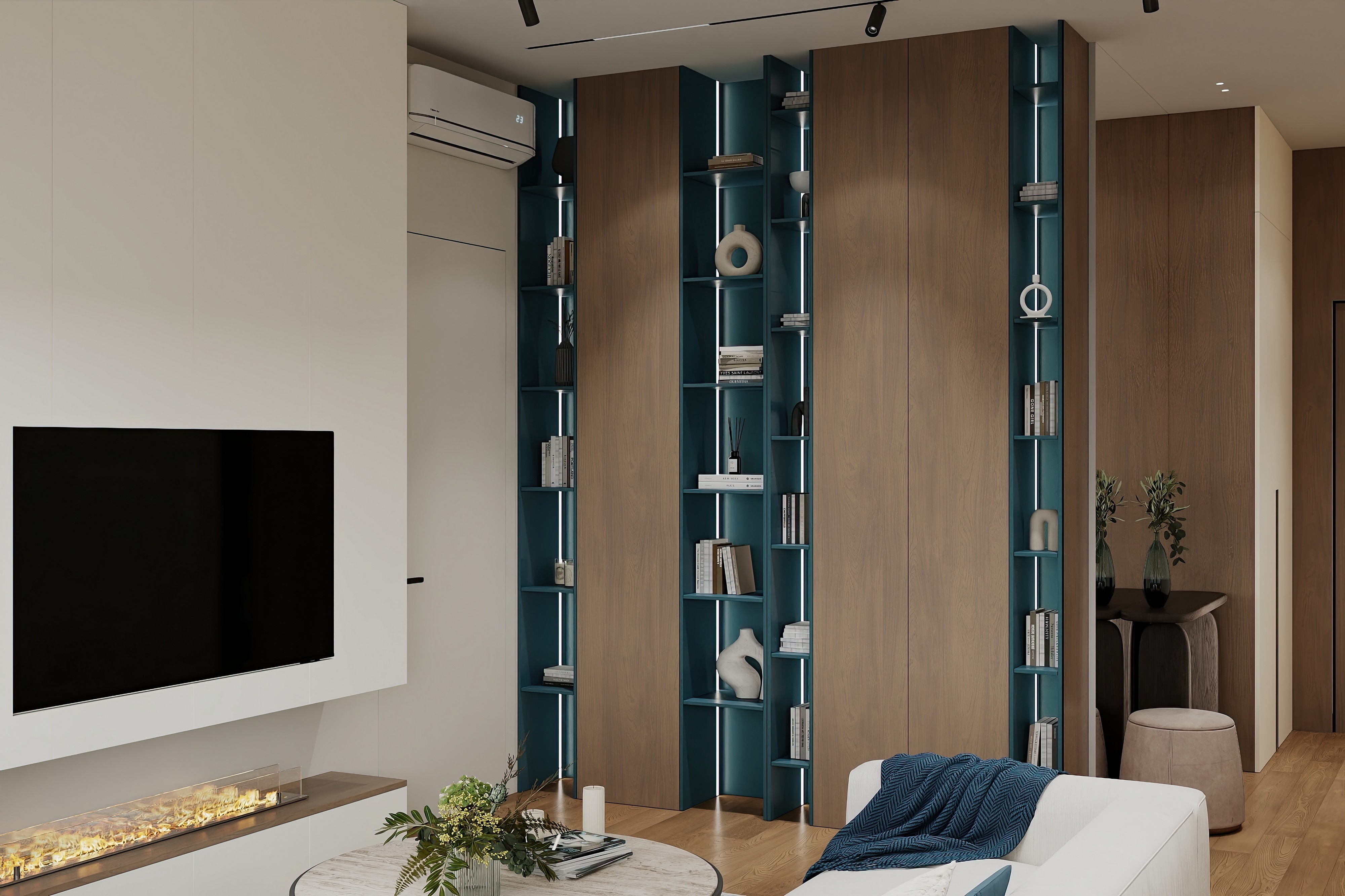 Дизайн и ремонт квартиры в ЖК Событие в Москве - Объятия моря