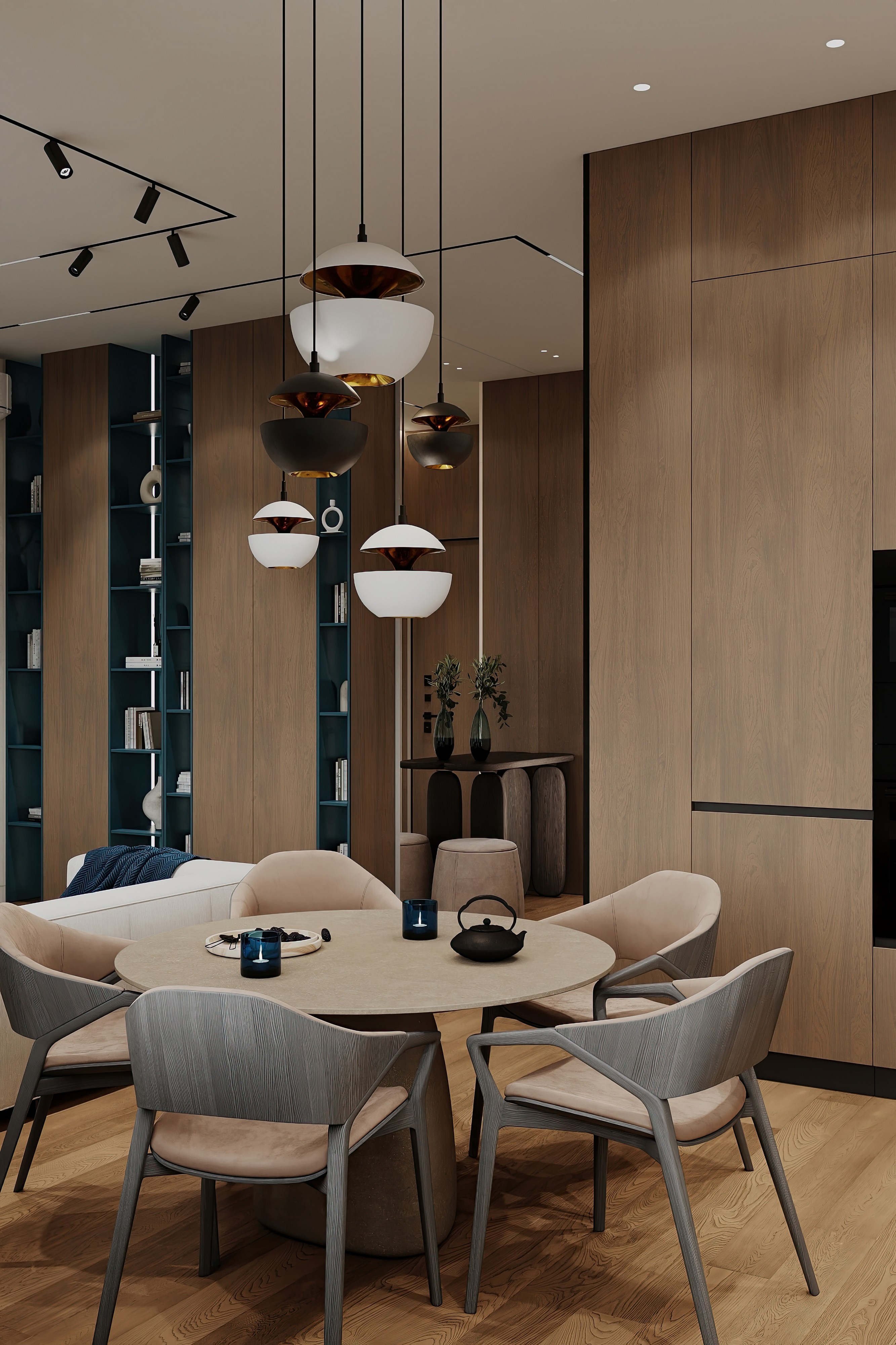 Дизайн и ремонт квартиры в ЖК Событие в Москве - Объятия моря