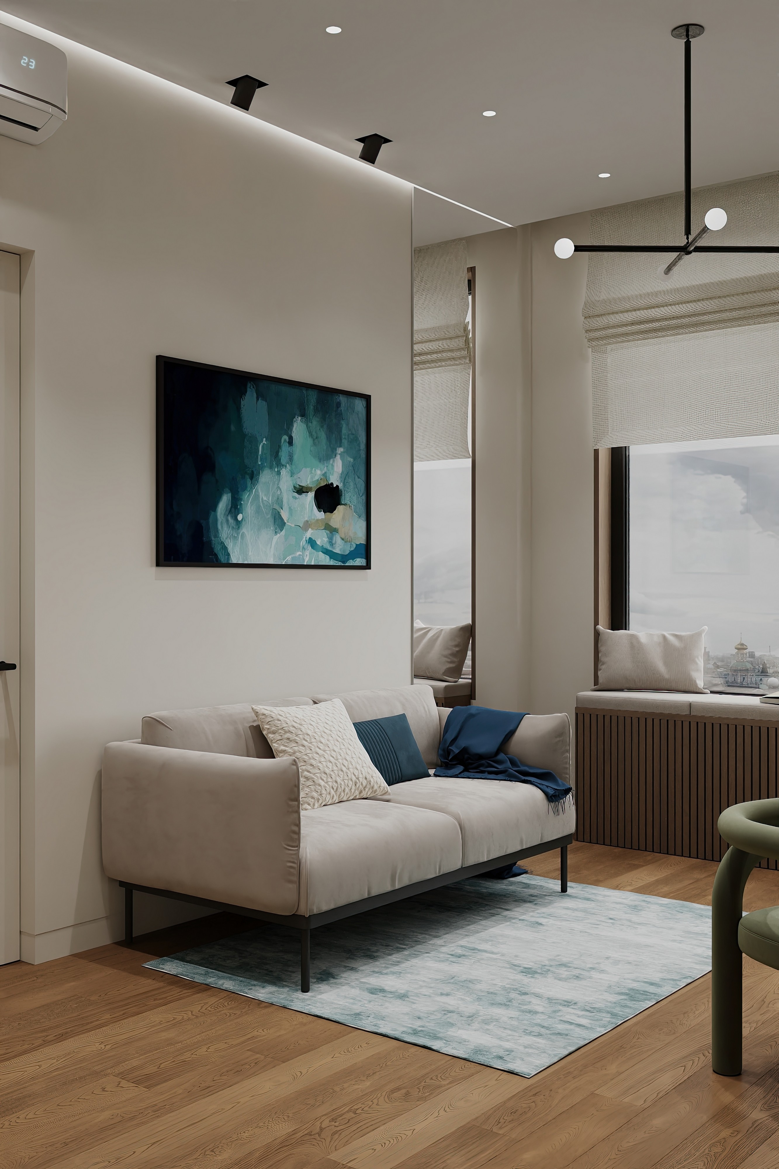 Дизайн и ремонт квартиры в ЖК Событие в Москве - Объятия моря