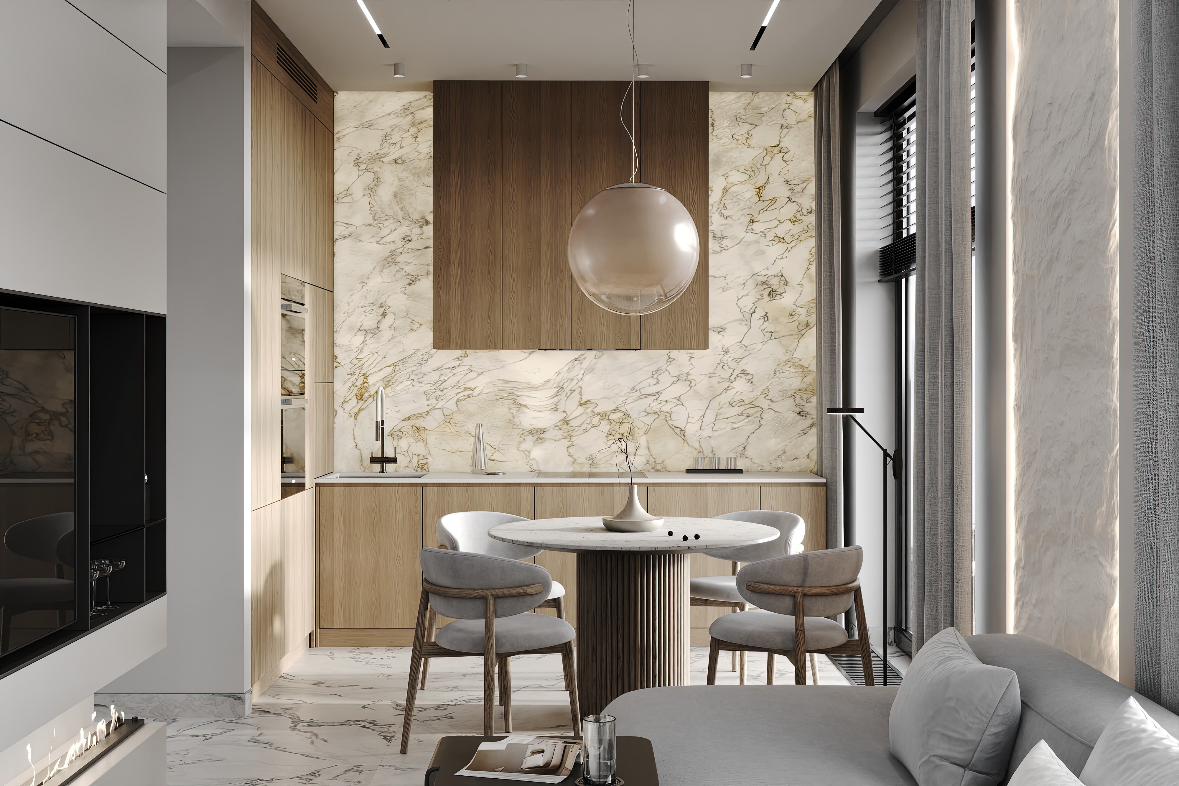 Дизайн и ремонт квартиры в ЖК Зорге 9 в Москве - Гармония перемен