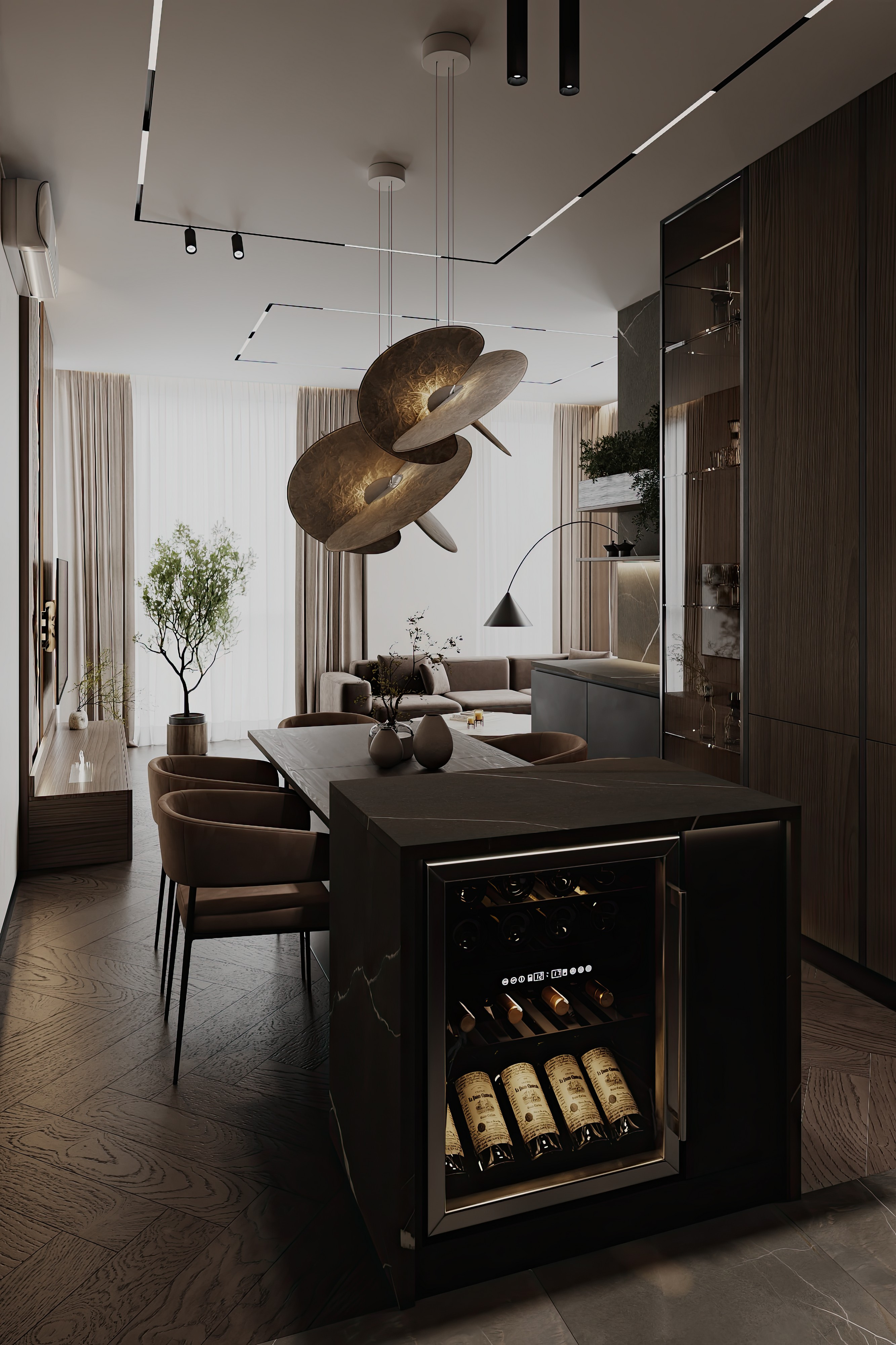 Дизайн и ремонт квартиры в ЖК Shagal в Москве -. Натуральная палитра