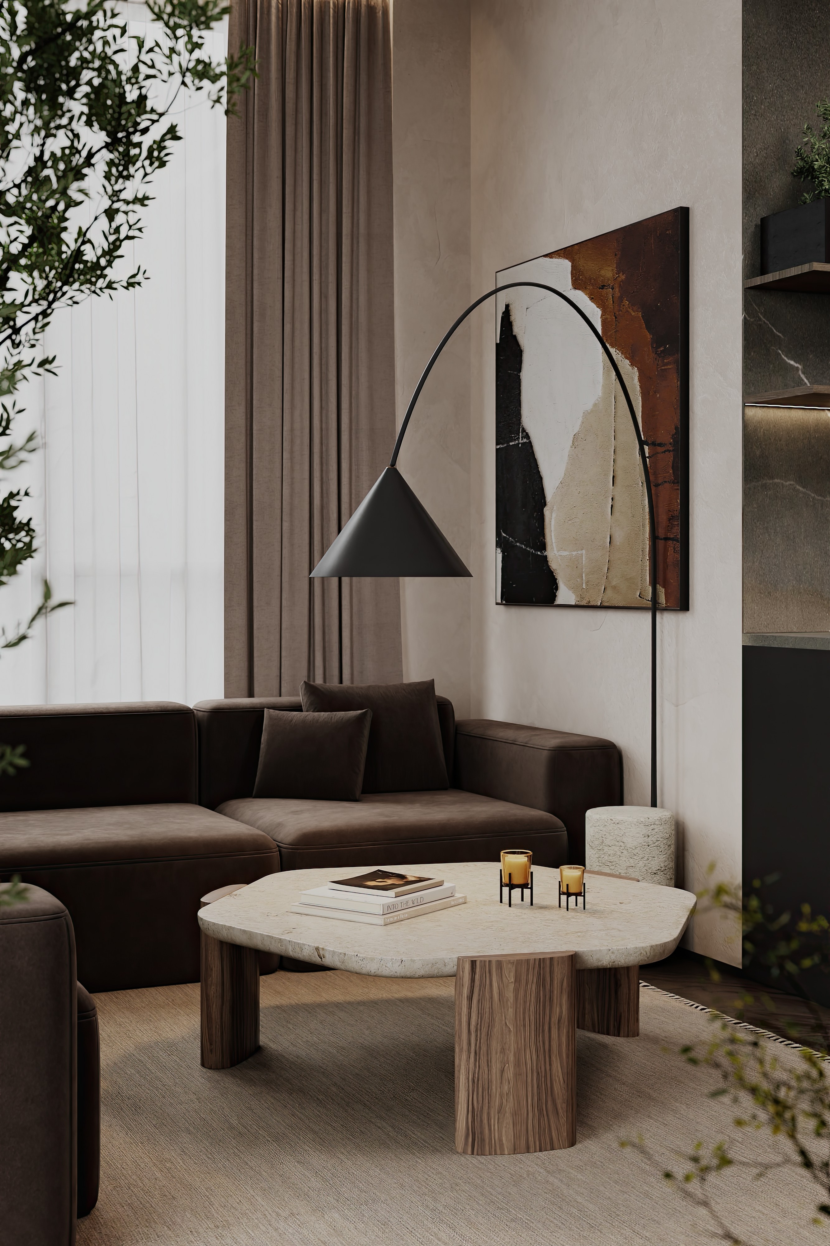 Дизайн и ремонт квартиры в ЖК Shagal в Москве -. Натуральная палитра