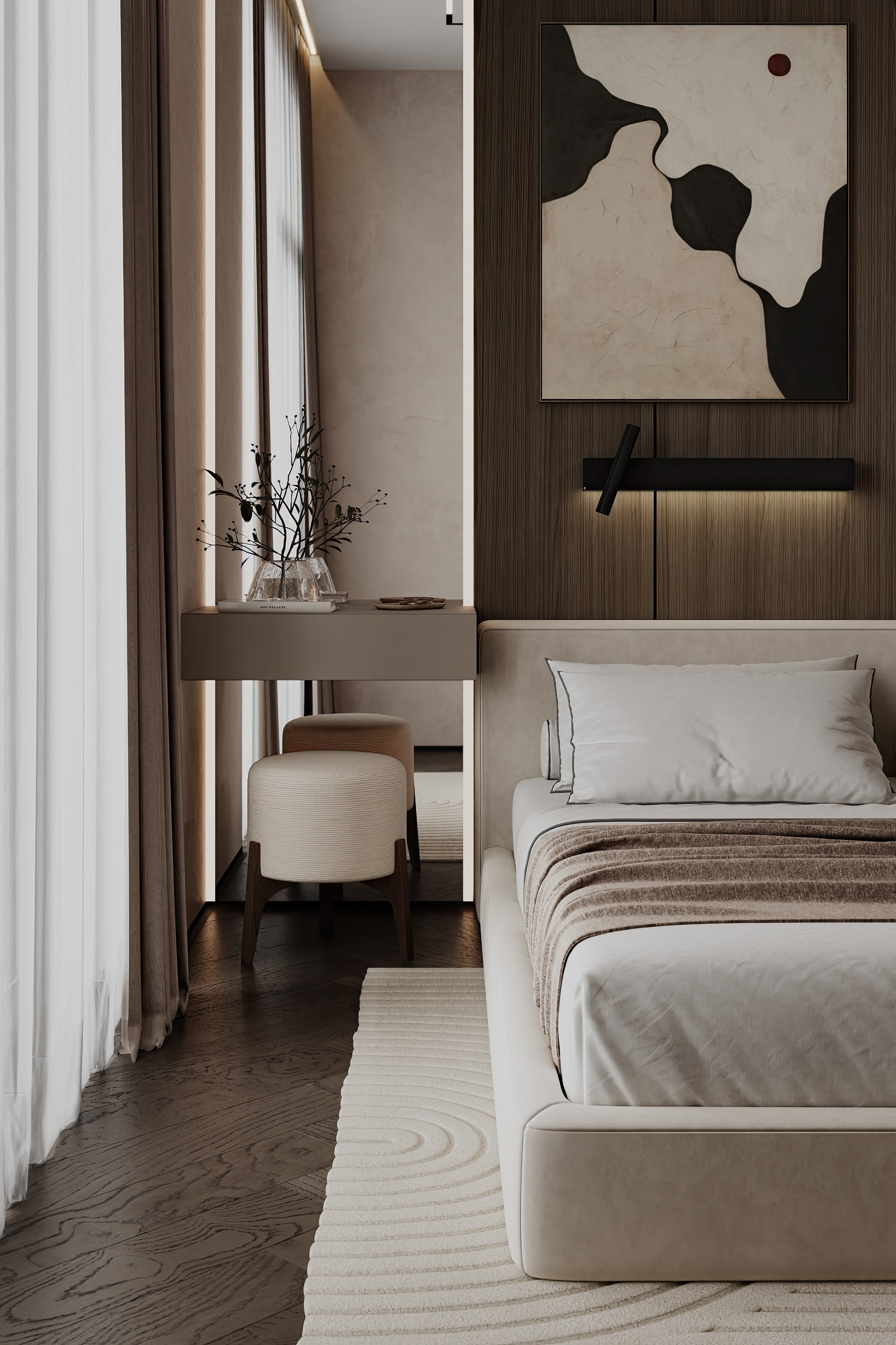 Дизайн и ремонт квартиры в ЖК Shagal в Москве -. Натуральная палитра