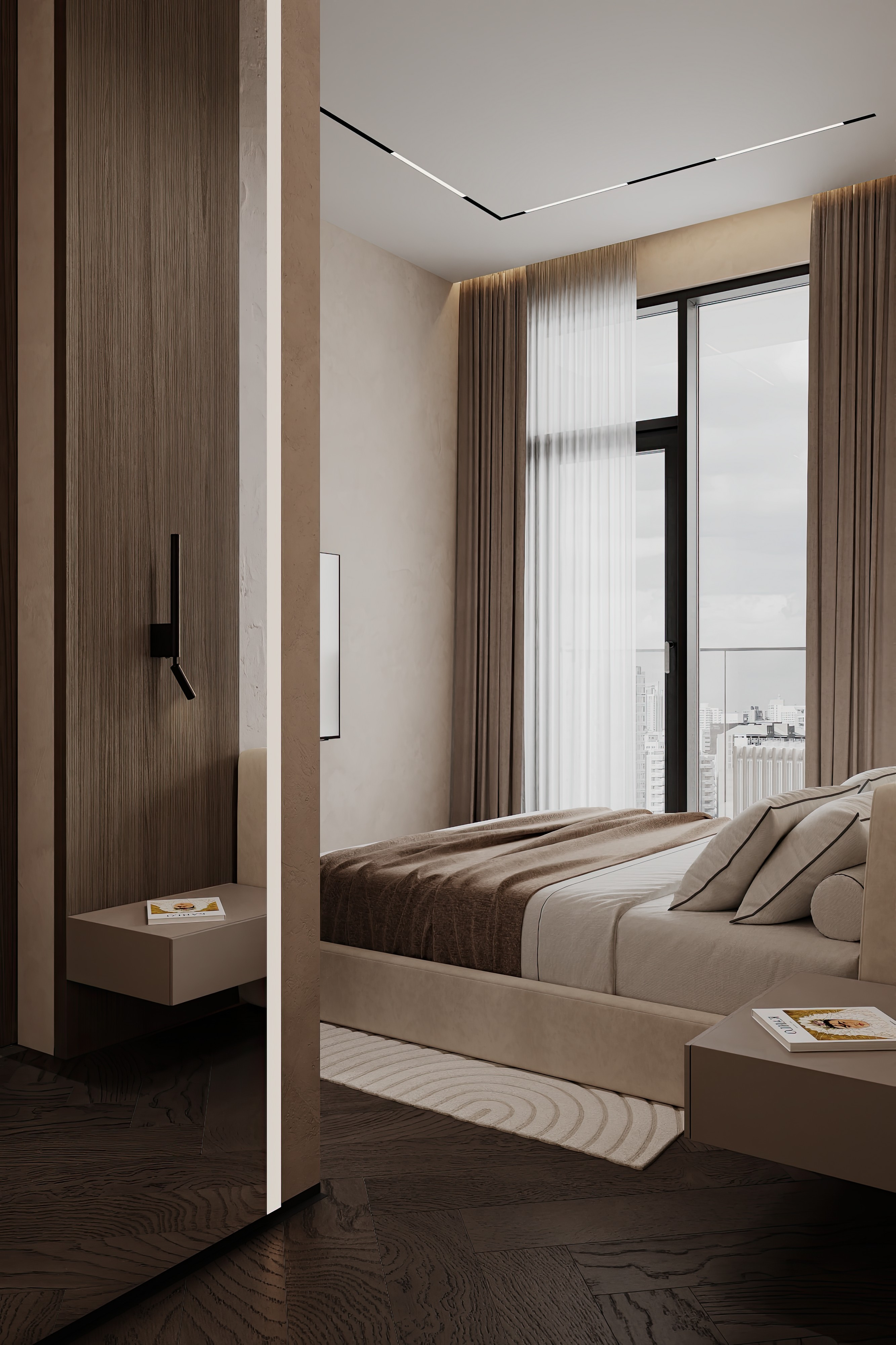 Дизайн и ремонт квартиры в ЖК Shagal в Москве -. Натуральная палитра