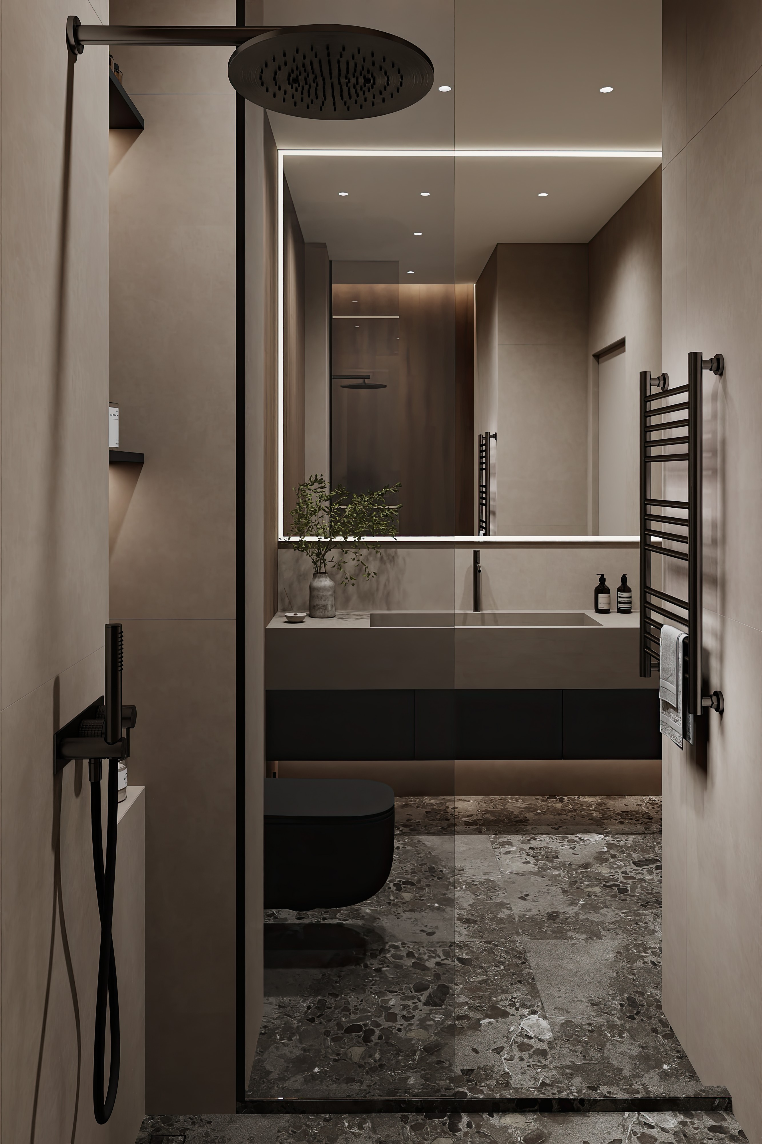 Дизайн и ремонт квартиры в ЖК Shagal в Москве -. Натуральная палитра