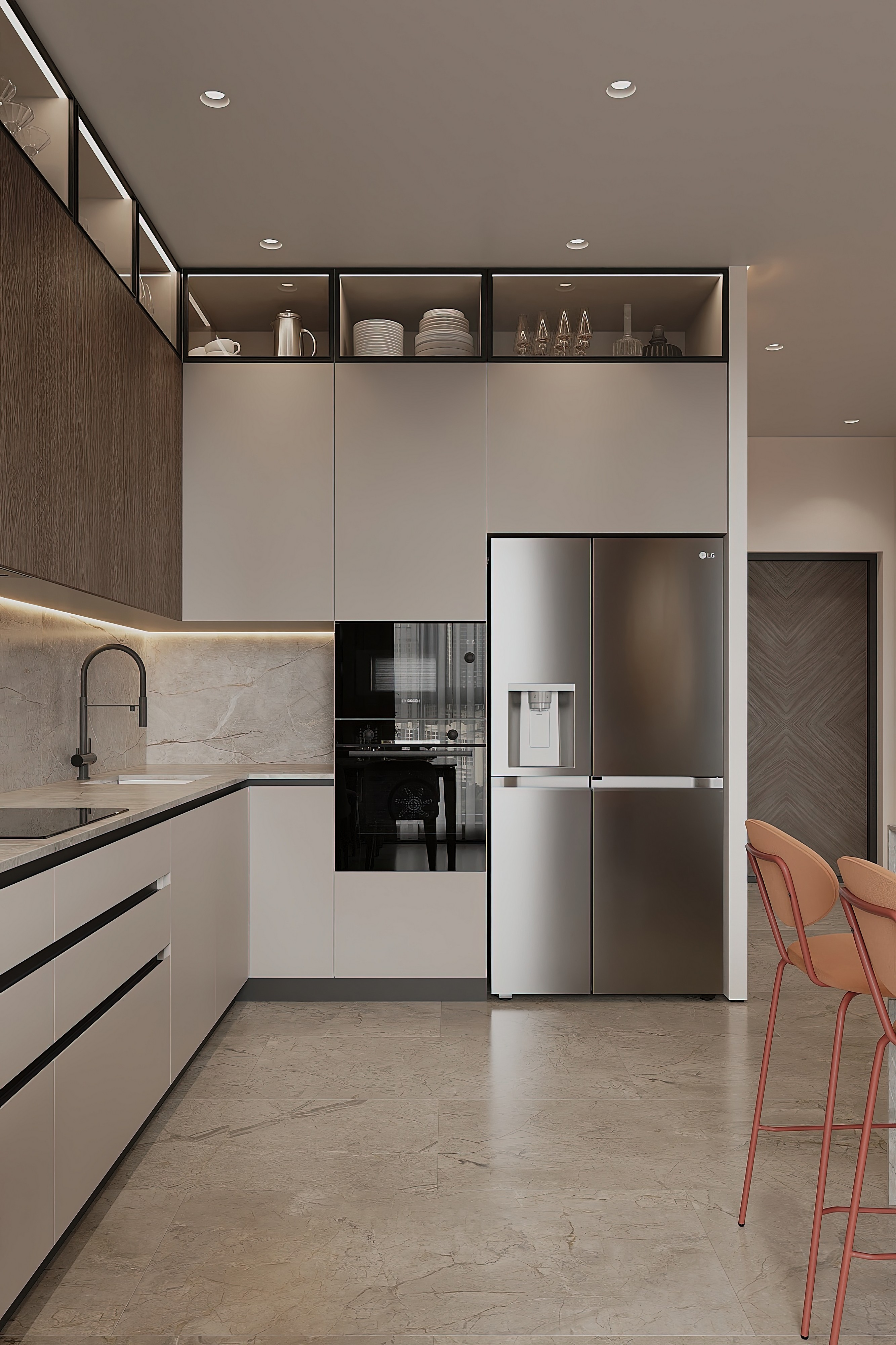 Дизайн и ремонт квартиры в ЖК iLove в Москве - Со вкусом кофе