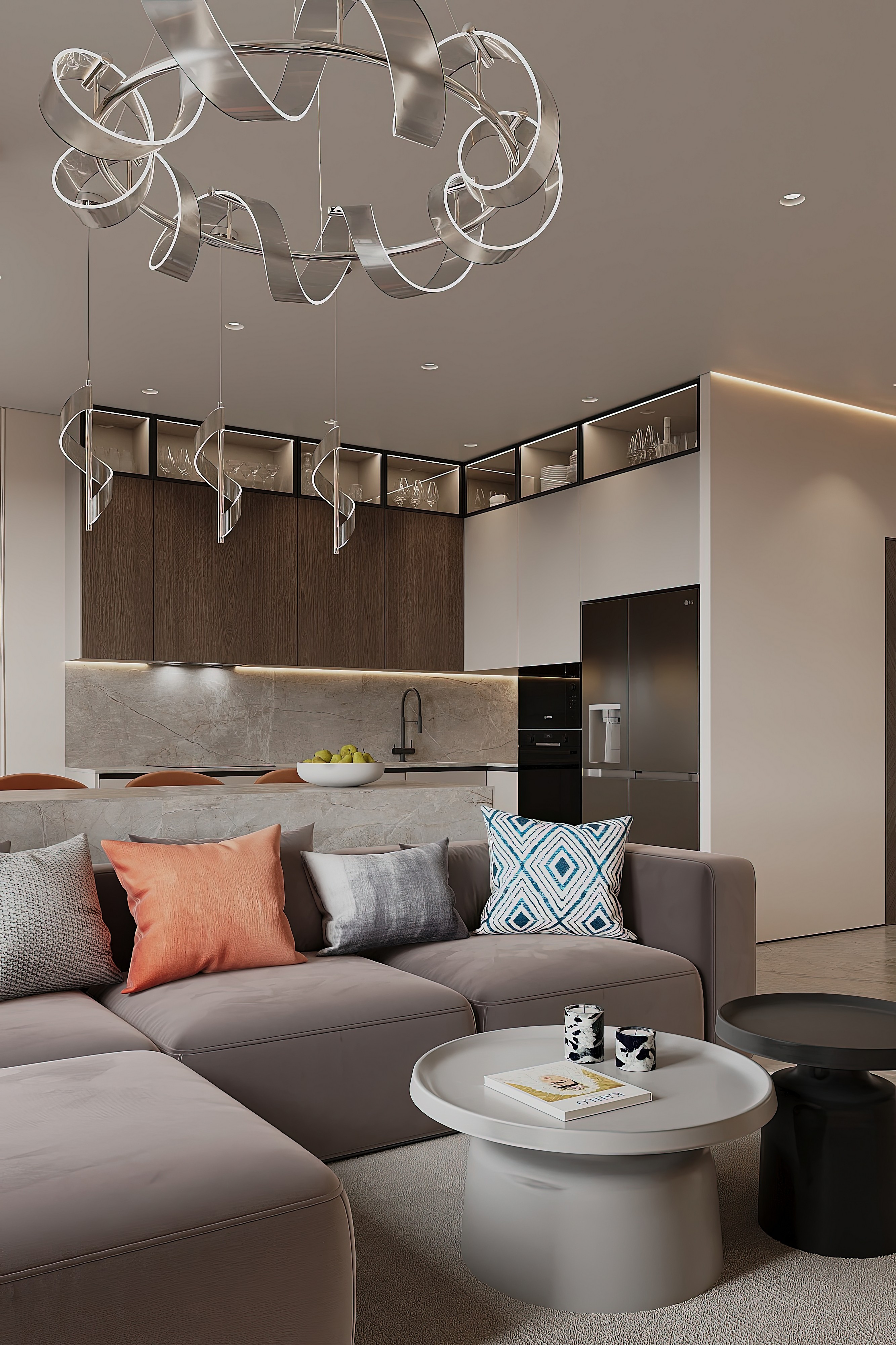 Дизайн и ремонт квартиры в ЖК iLove в Москве - Со вкусом кофе