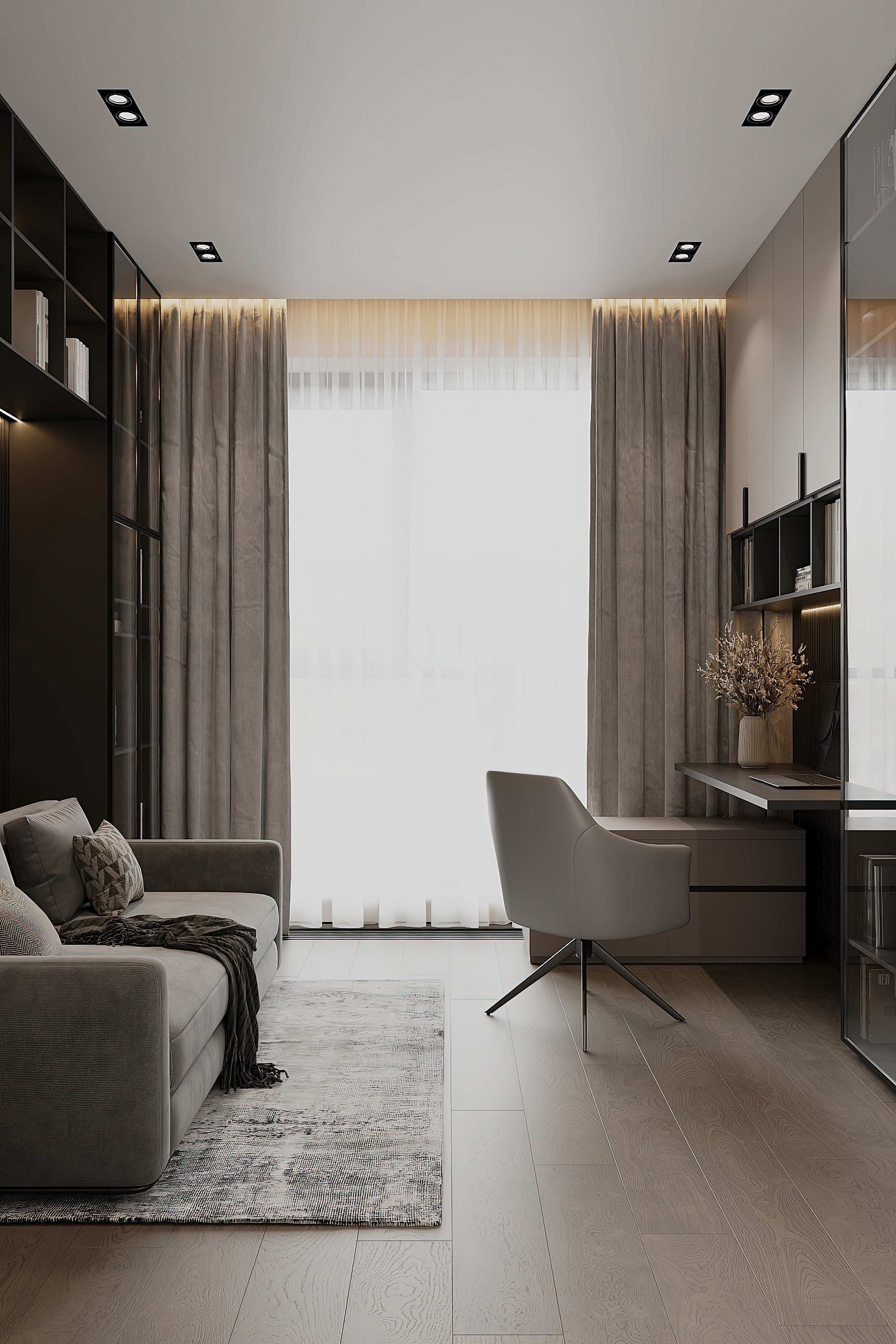 Дизайн и ремонт квартиры в ЖК iLove в Москве - Со вкусом кофе