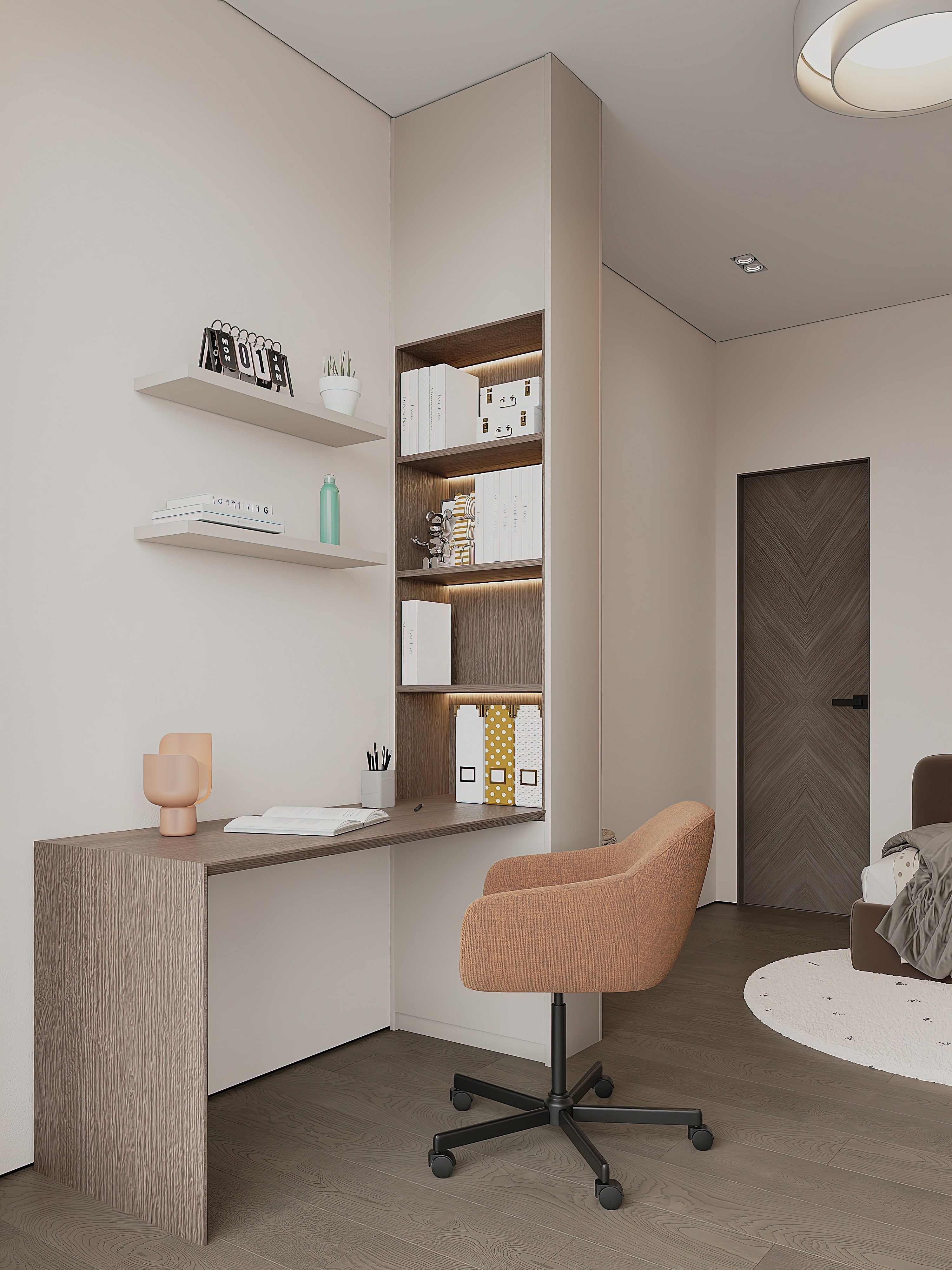 Дизайн и ремонт квартиры в ЖК iLove в Москве - Со вкусом кофе