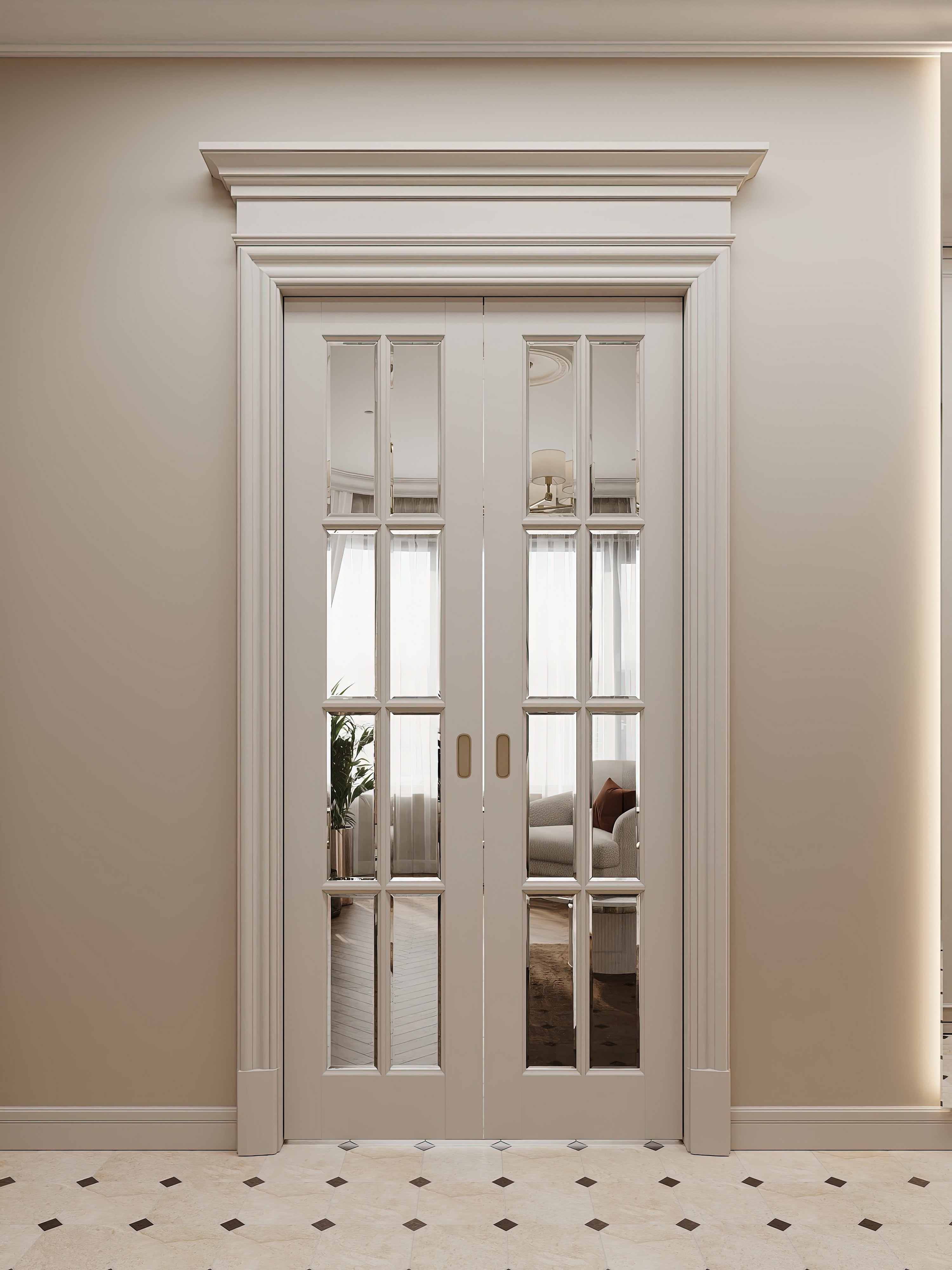 Дизайн и ремонт квартиры в ЖК Режиссёр в Москве - Классика с сердцем