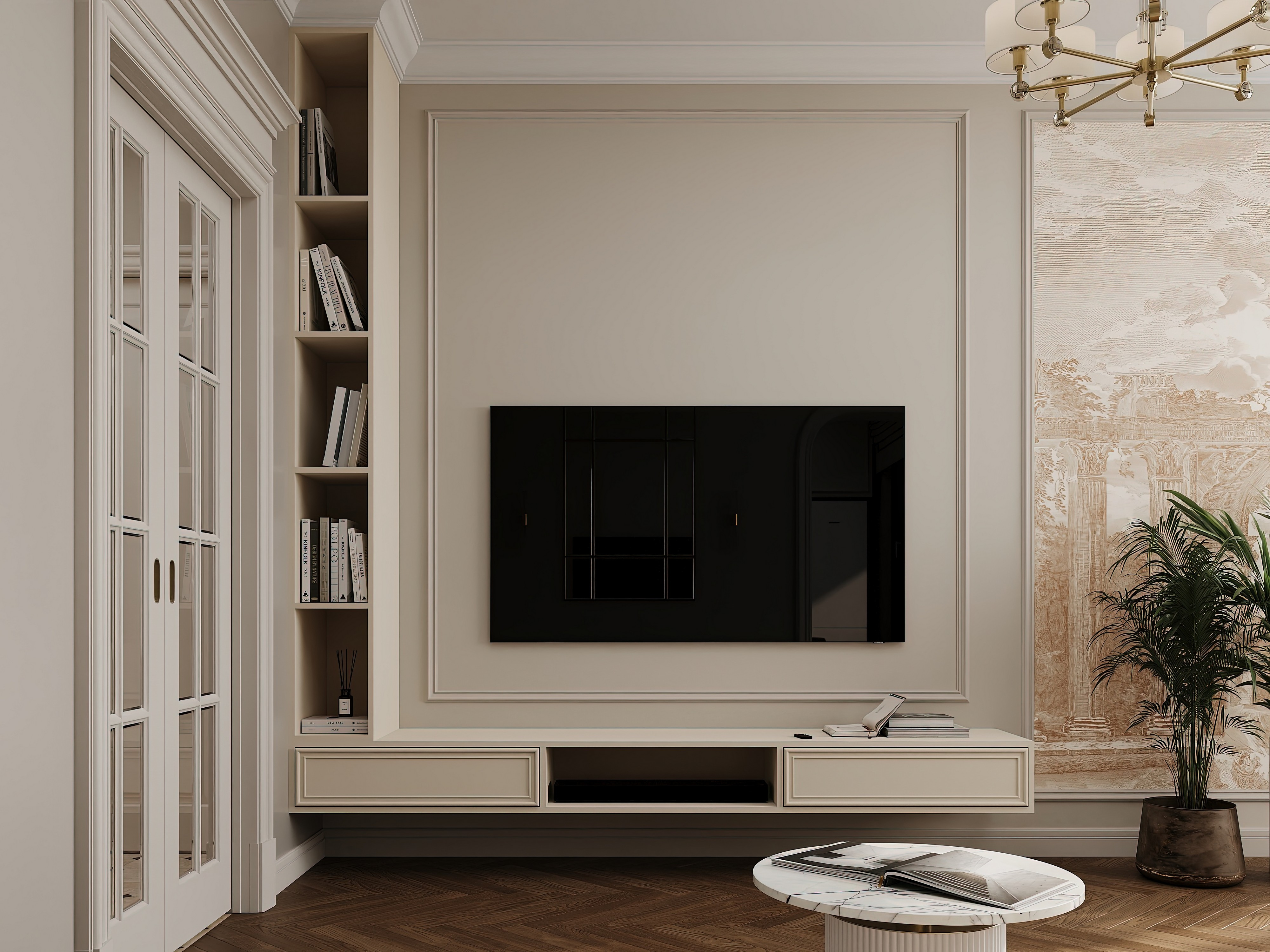 Дизайн и ремонт квартиры в ЖК Режиссёр в Москве - Классика с сердцем