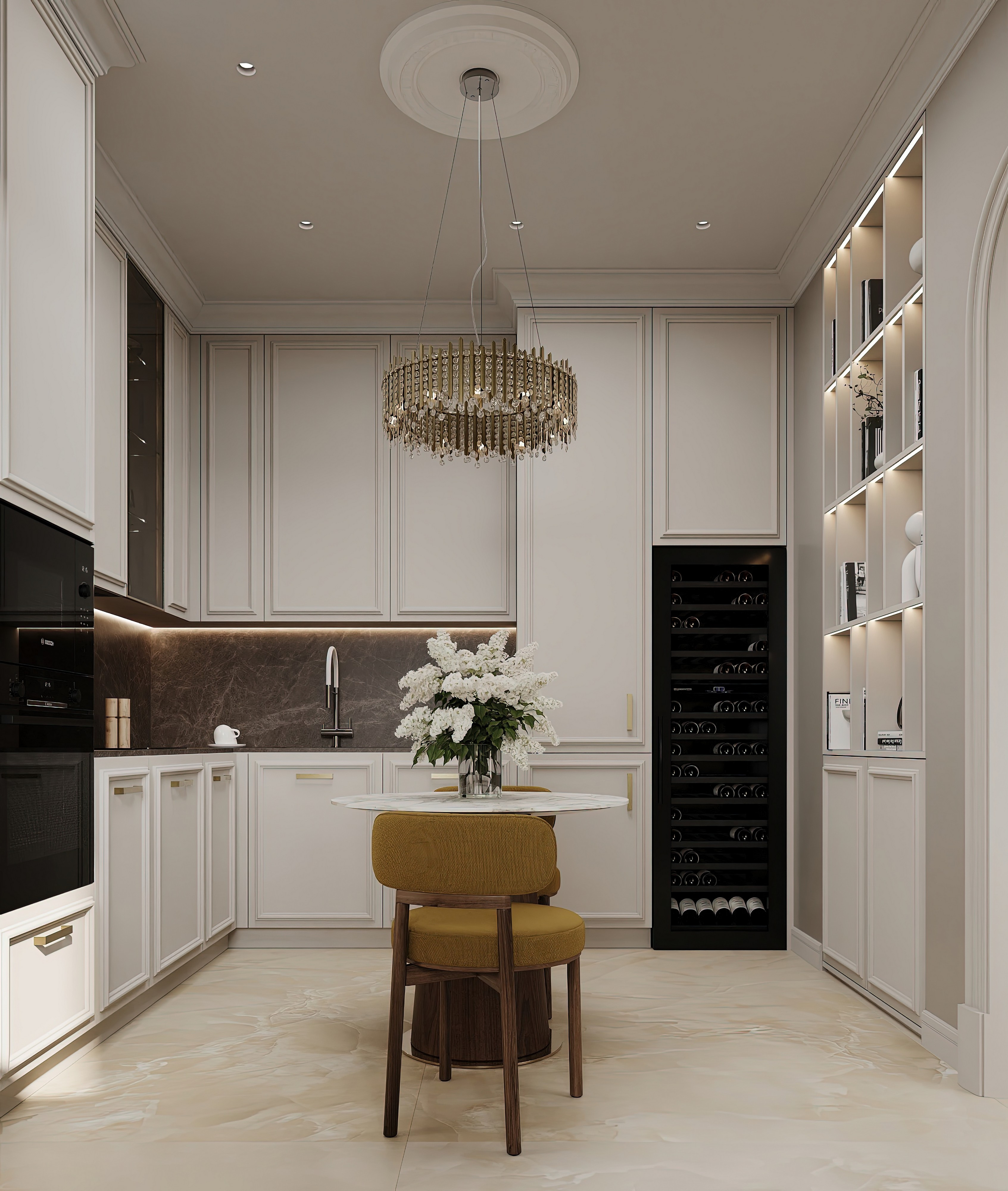 Дизайн и ремонт квартиры в ЖК Режиссёр в Москве - Классика с сердцем