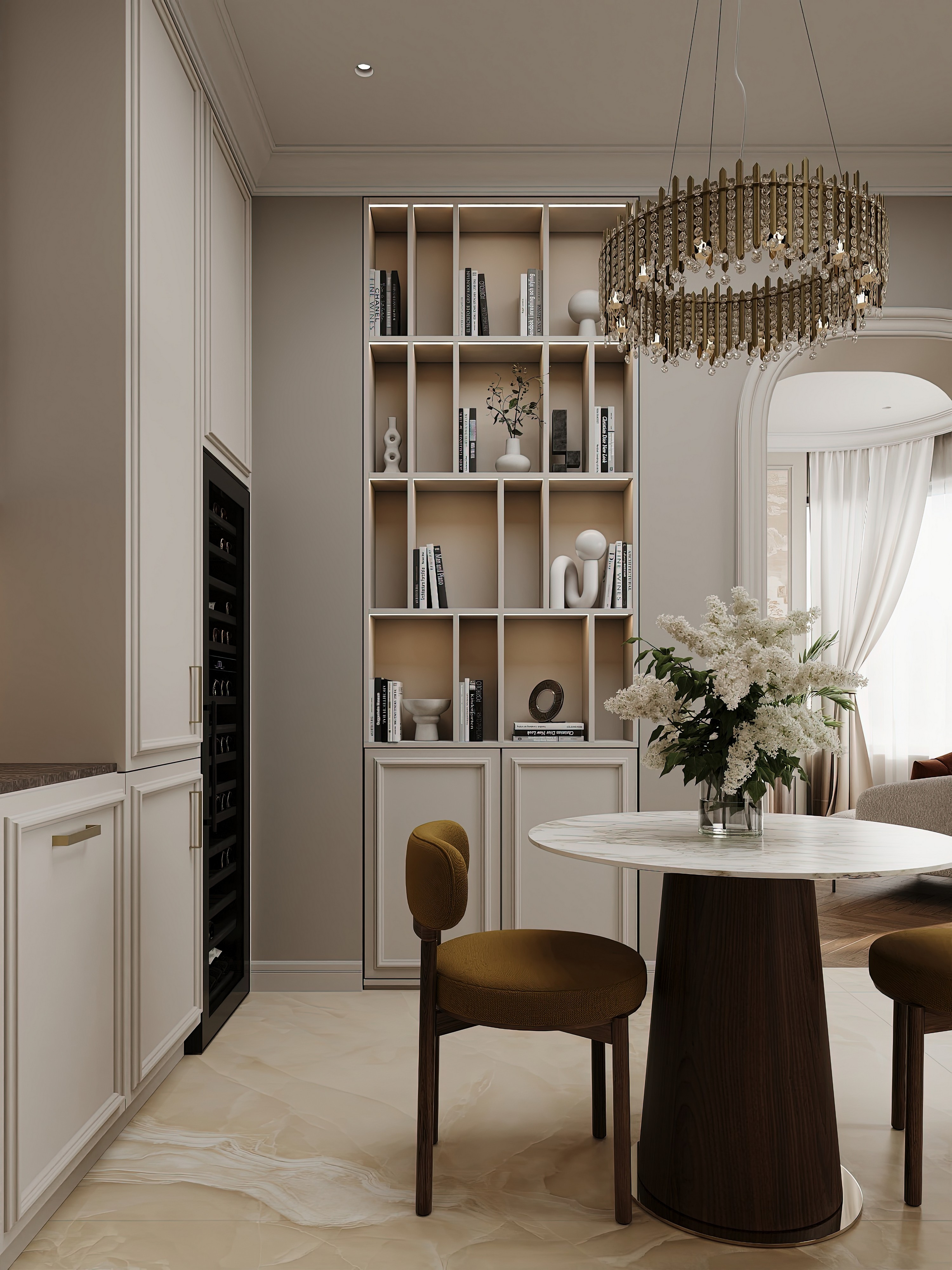 Дизайн и ремонт квартиры в ЖК Режиссёр в Москве - Классика с сердцем