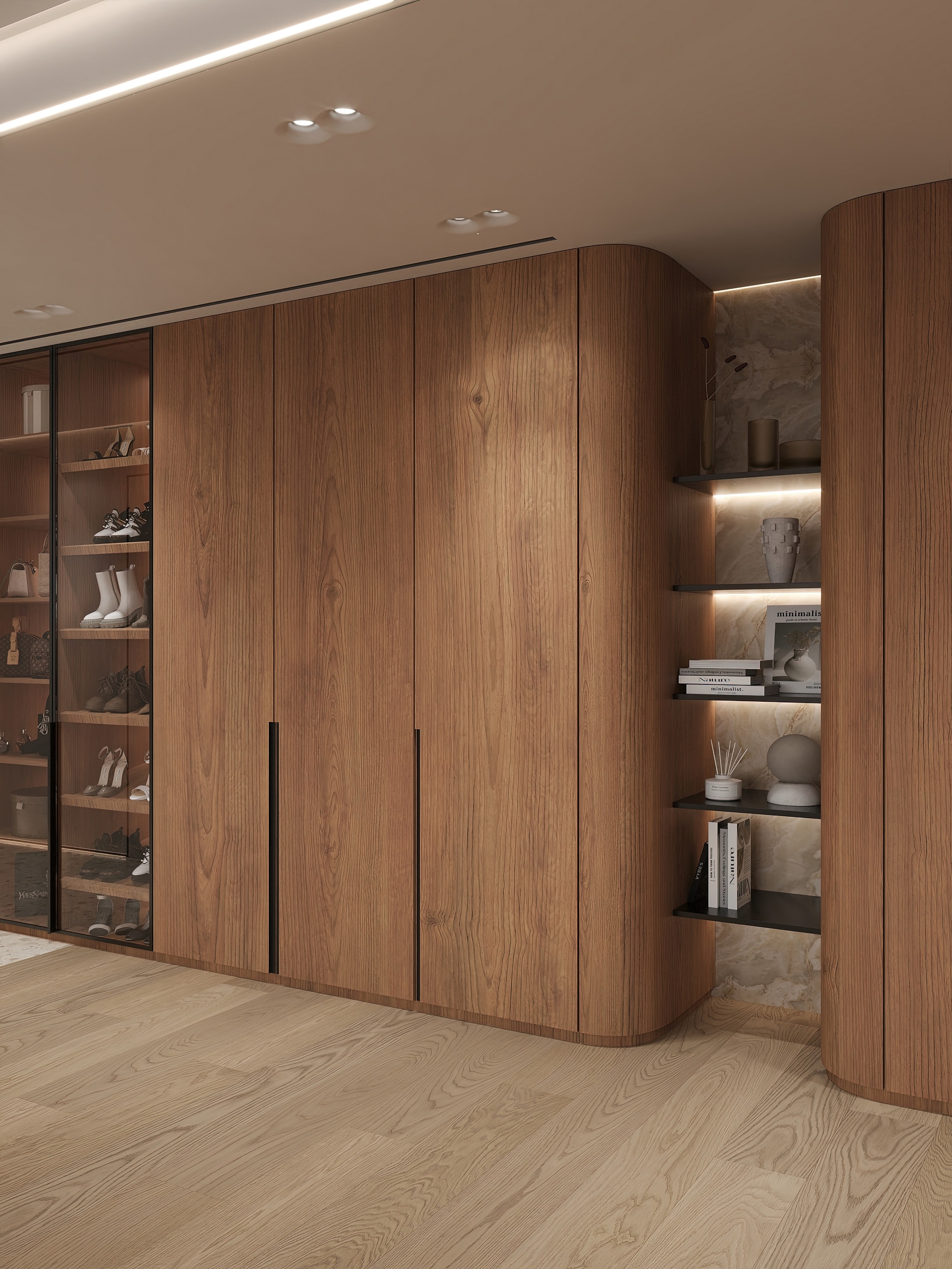 Дизайн и ремонт квартиры в ЖК Эмеральд в Москве - Сияние форм