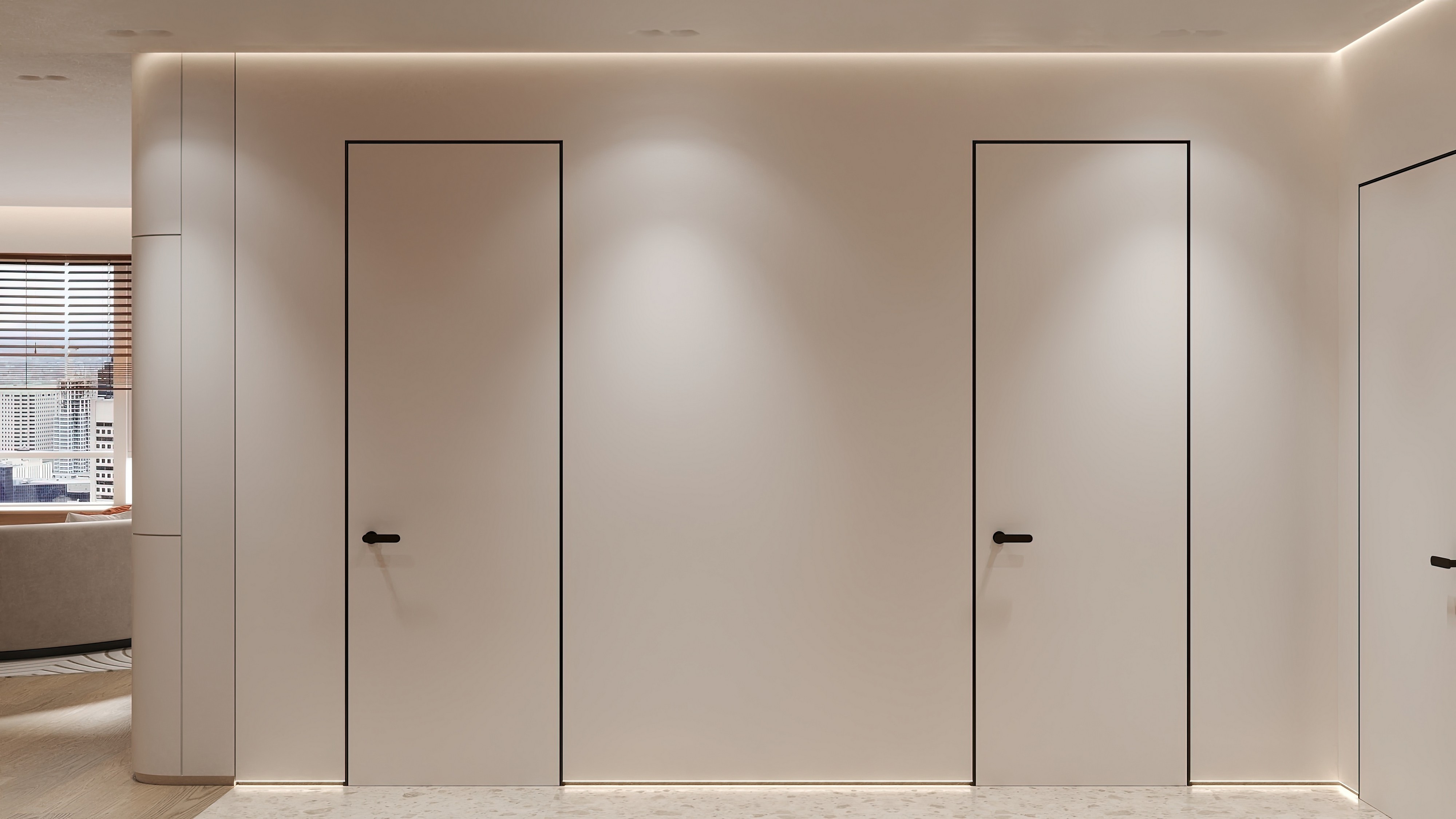 Дизайн и ремонт квартиры в ЖК Эмеральд в Москве - Сияние форм