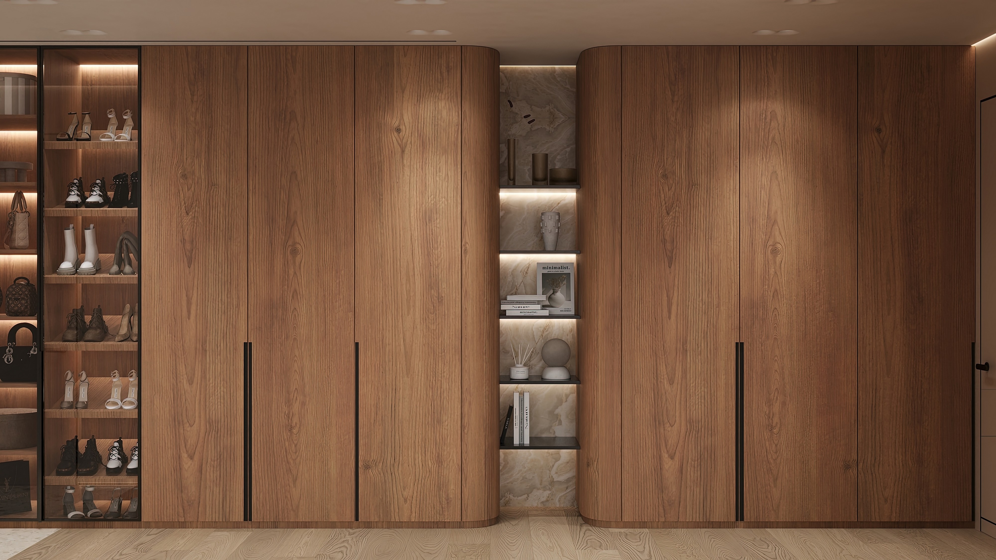 Дизайн и ремонт квартиры в ЖК Эмеральд в Москве - Сияние форм