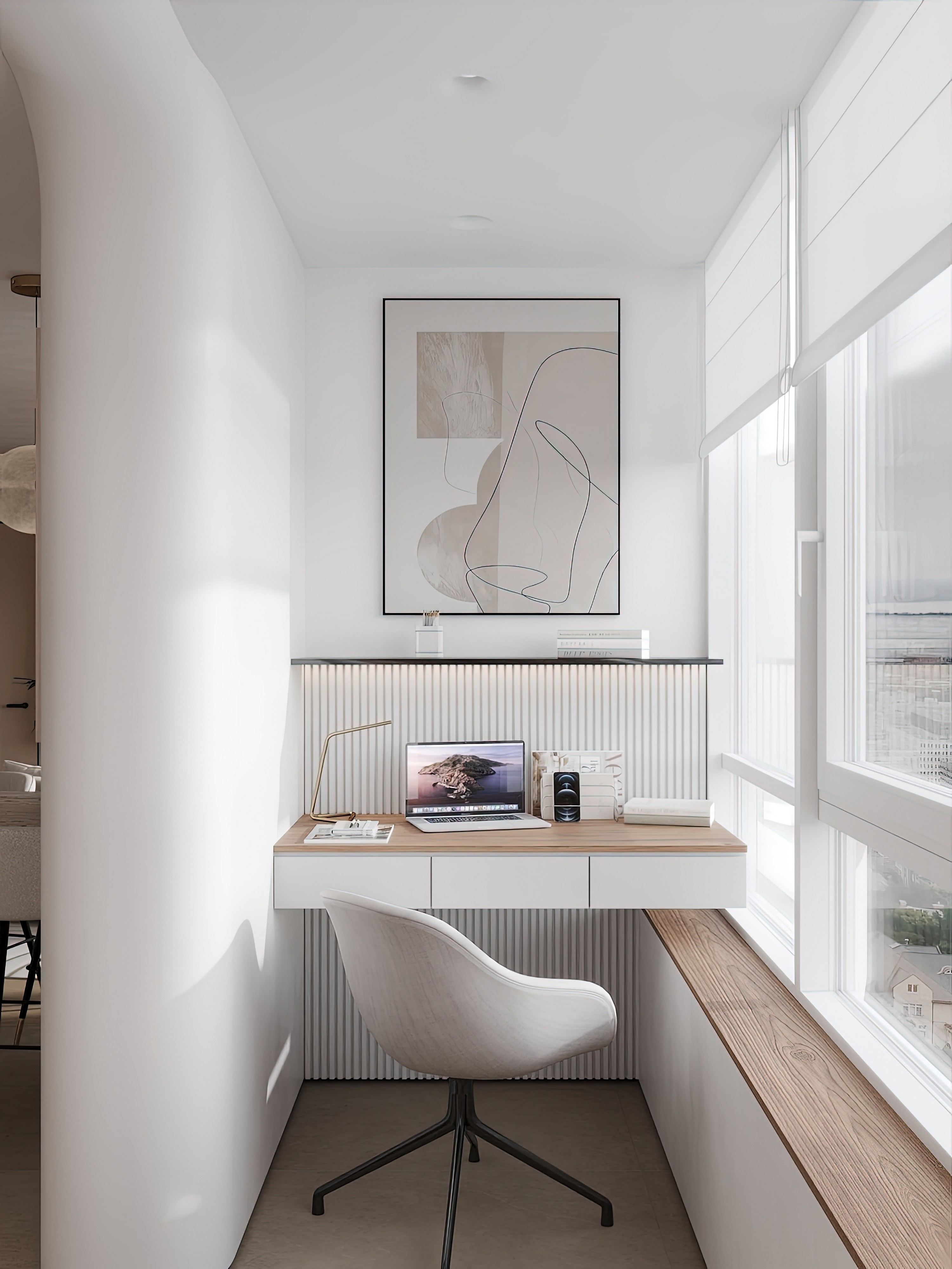 Дизайн и ремонт квартиры в ЖК Эмеральд в Москве - Сияние форм