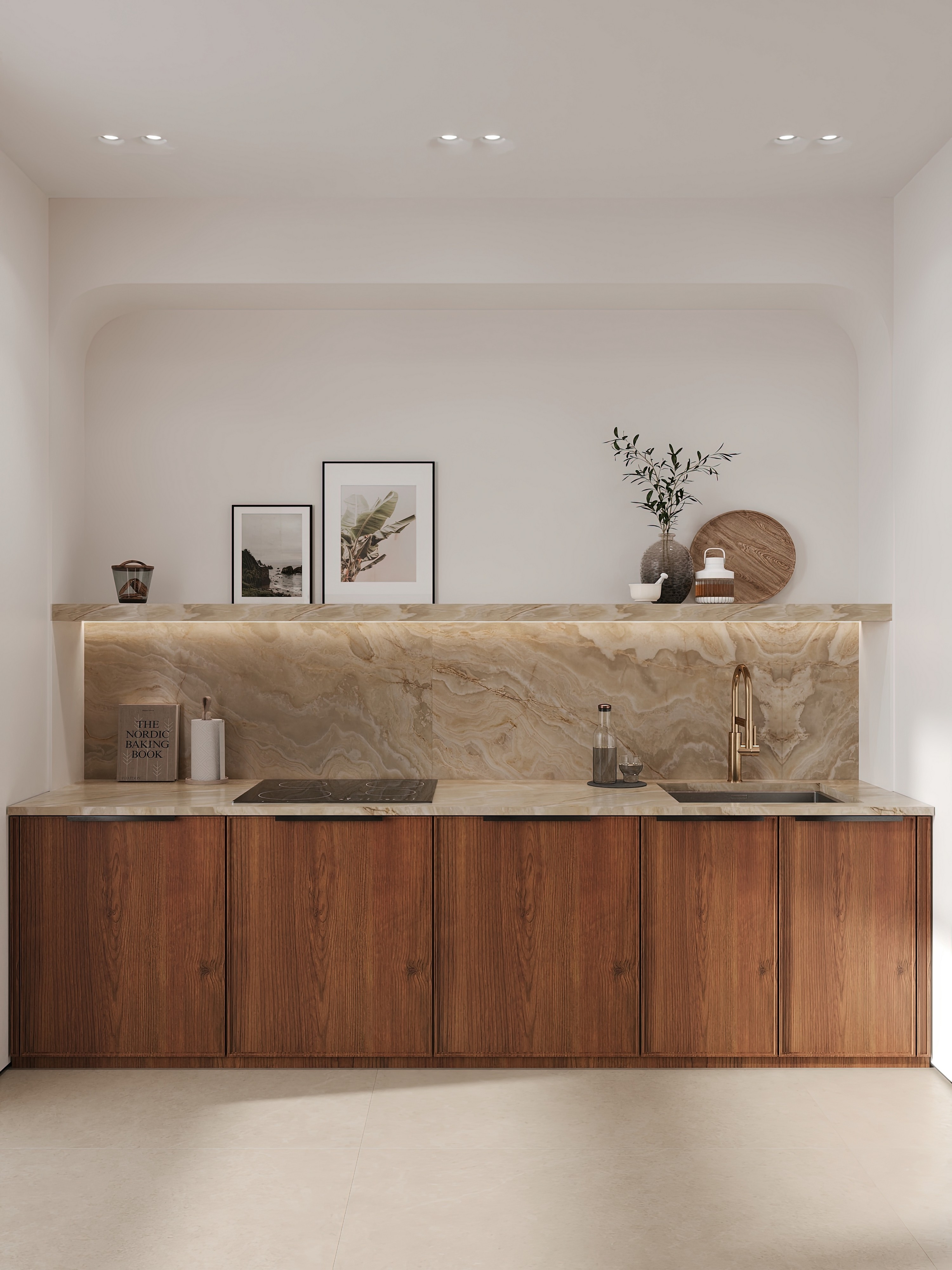 Дизайн и ремонт квартиры в ЖК Эмеральд в Москве - Сияние форм