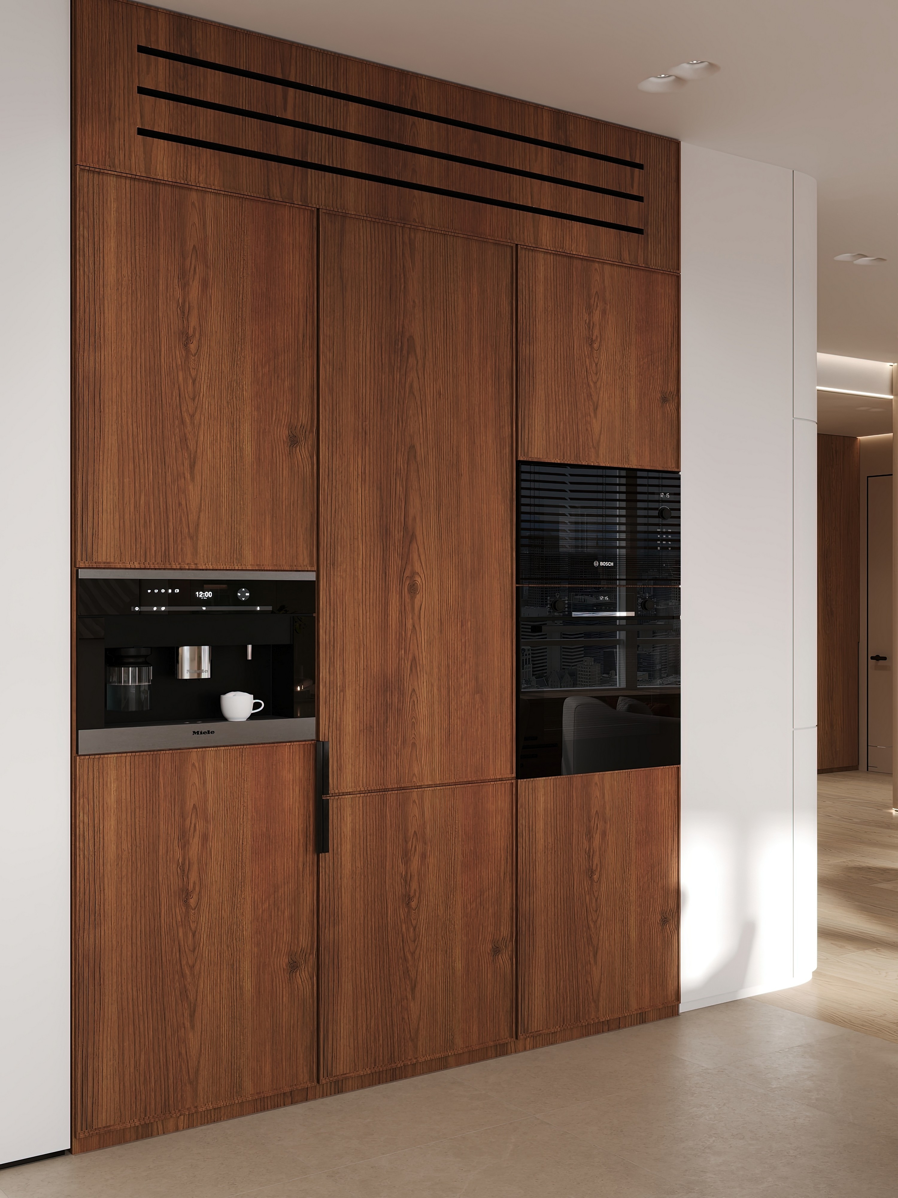 Дизайн и ремонт квартиры в ЖК Эмеральд в Москве - Сияние форм